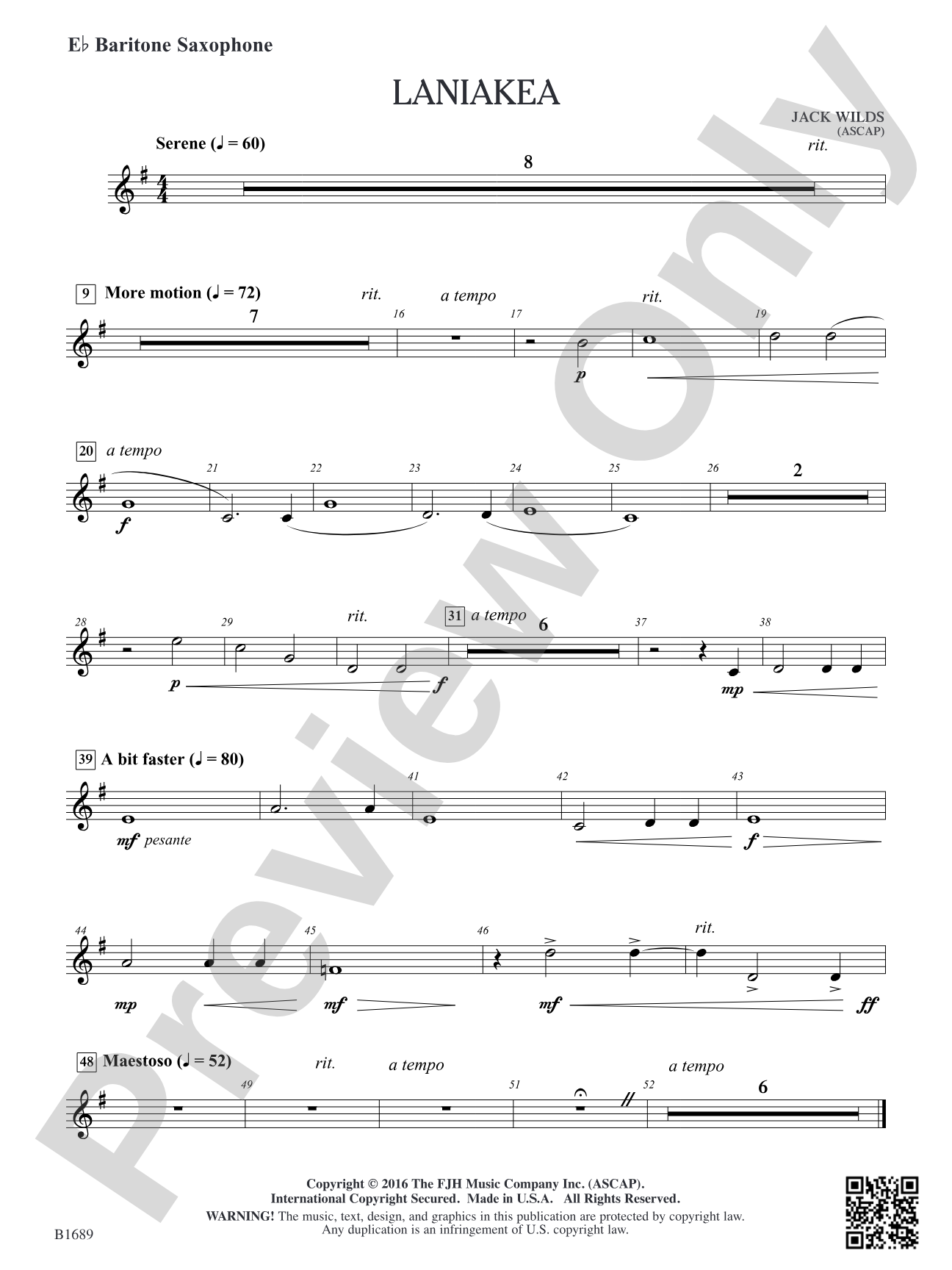 Laniakea: E-flat Baritone Saxophone