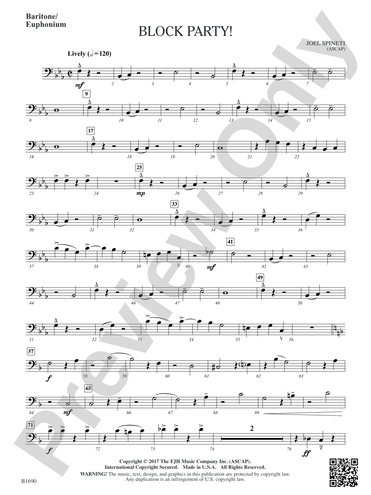 Block Party!: Baritone / Euphonium