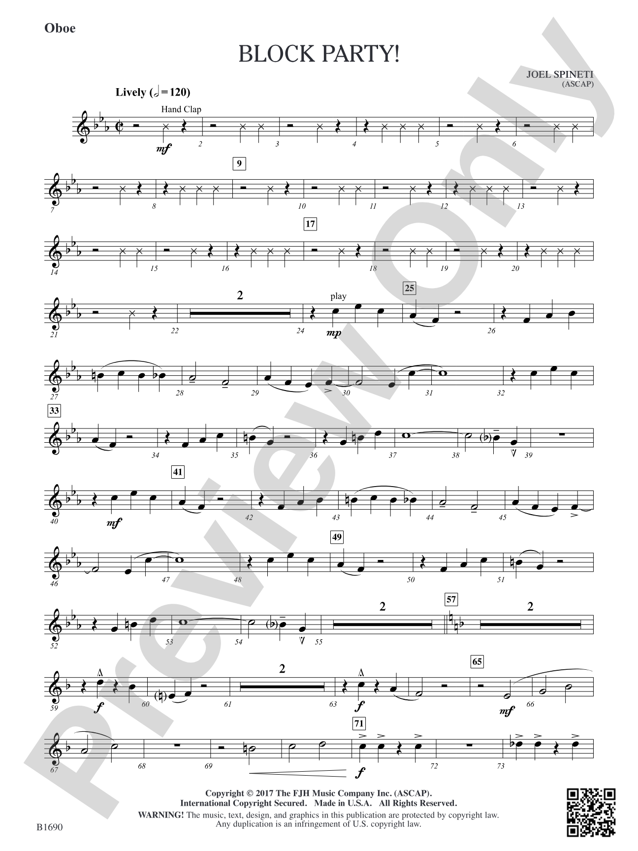 Block Party!: Oboe