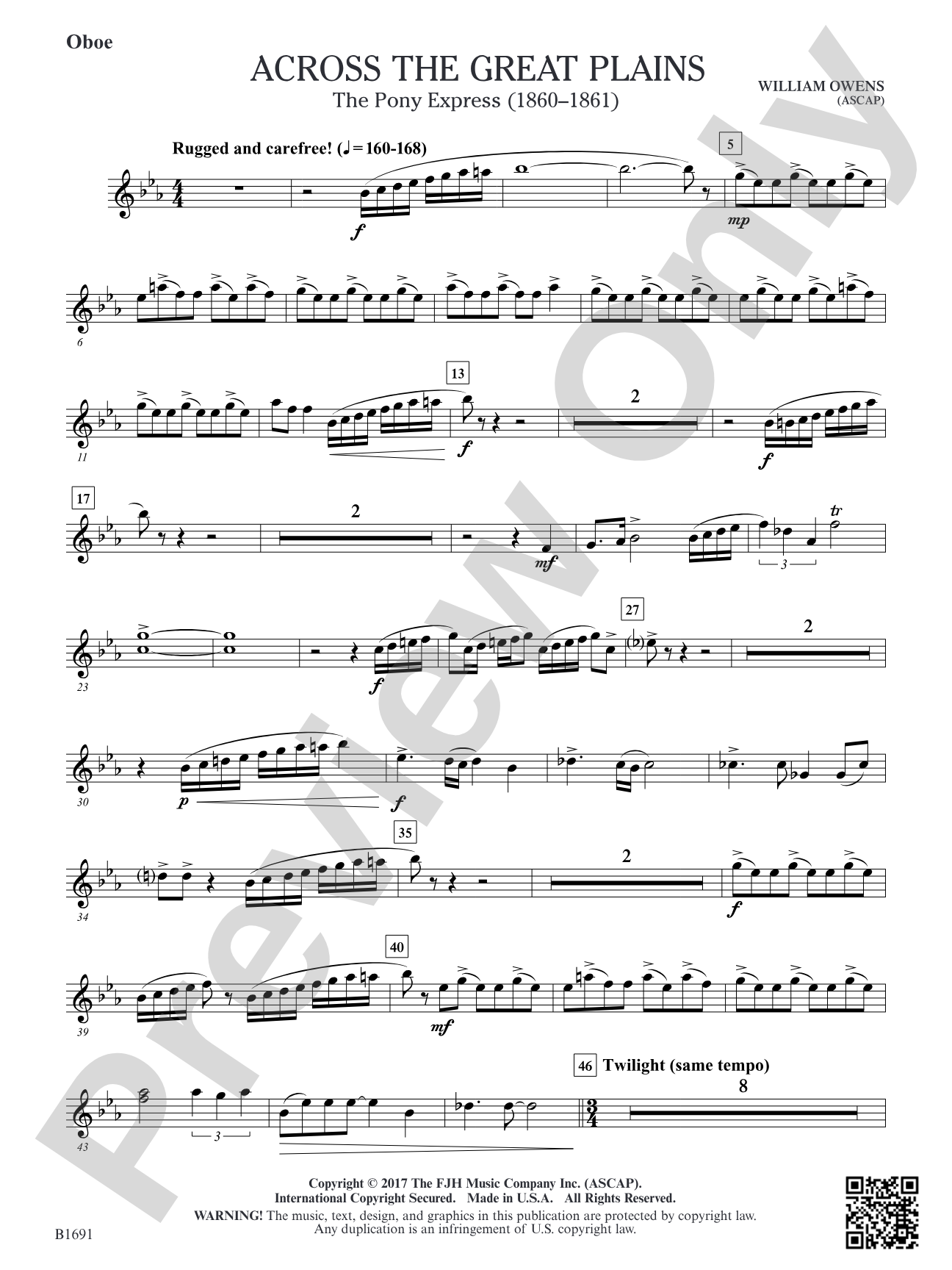 Across The Great Plains: Oboe