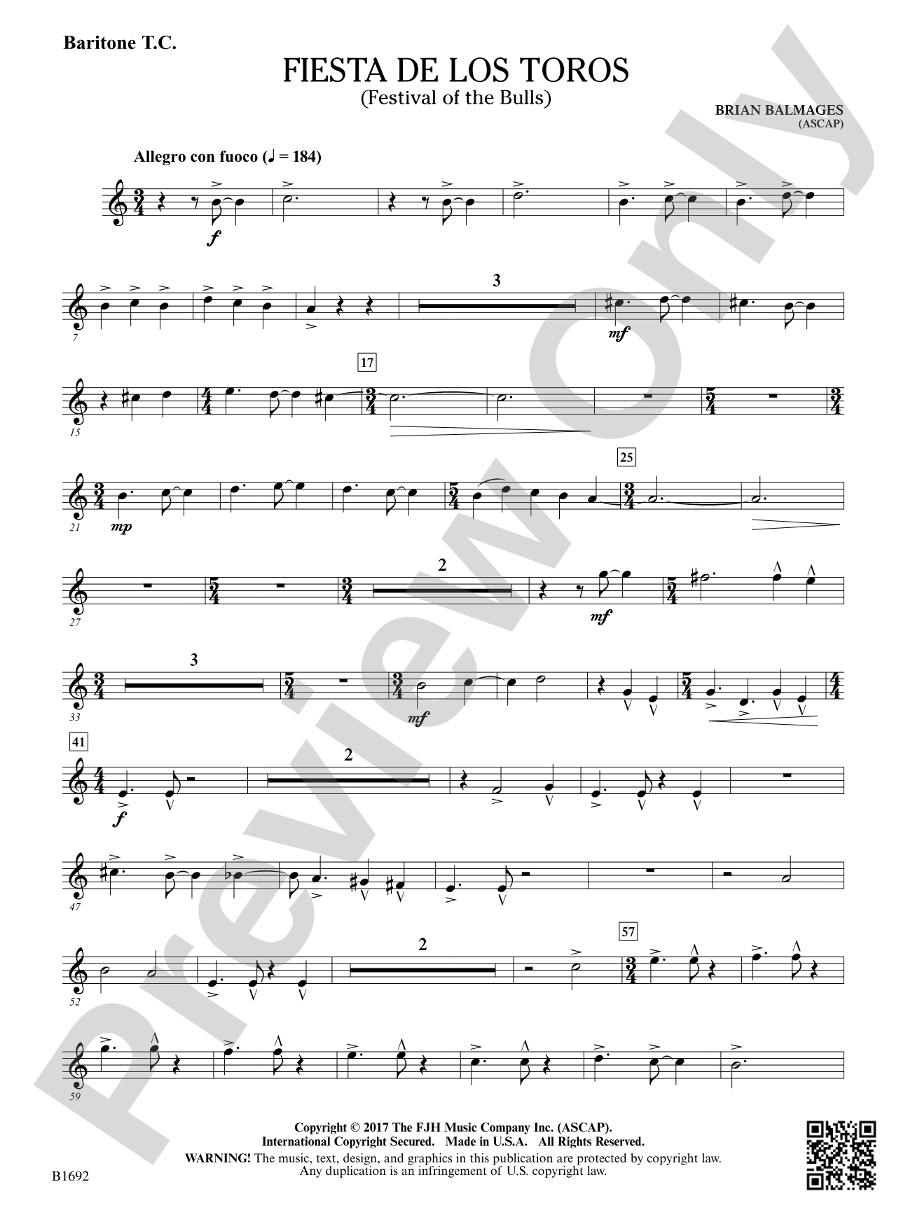 Fiesta de los Toros: Baritone T.C.