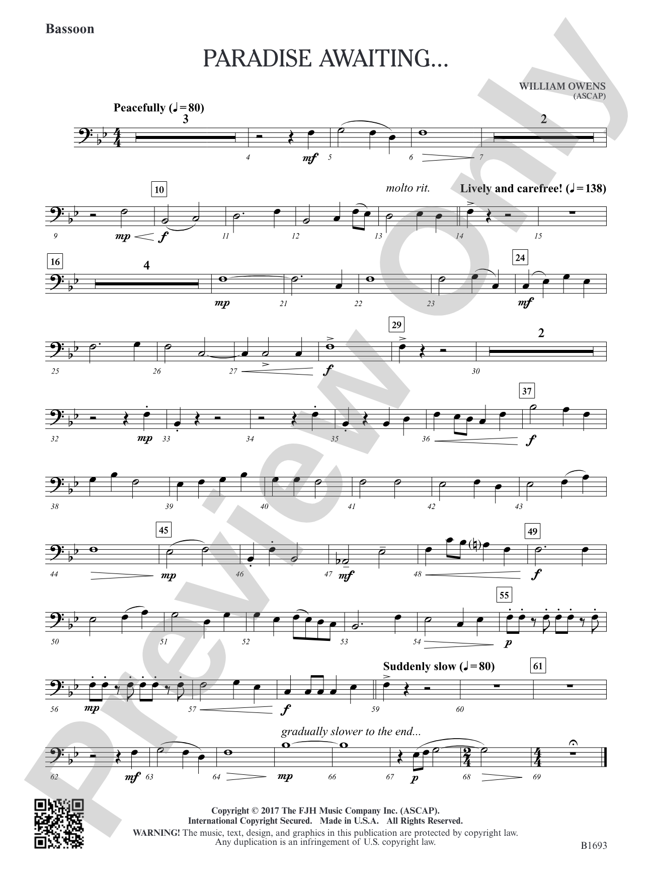 Paradise Awaiting...: Bassoon