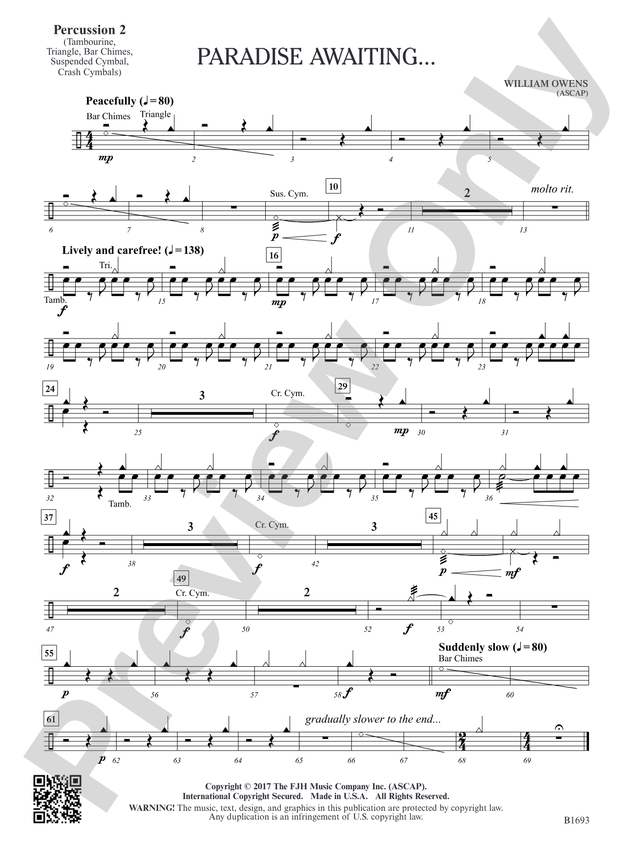 Paradise Awaiting...: Percussion 2