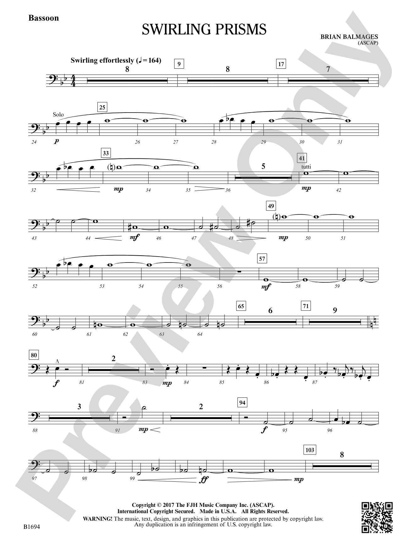 Swirling Prisms: Bassoon