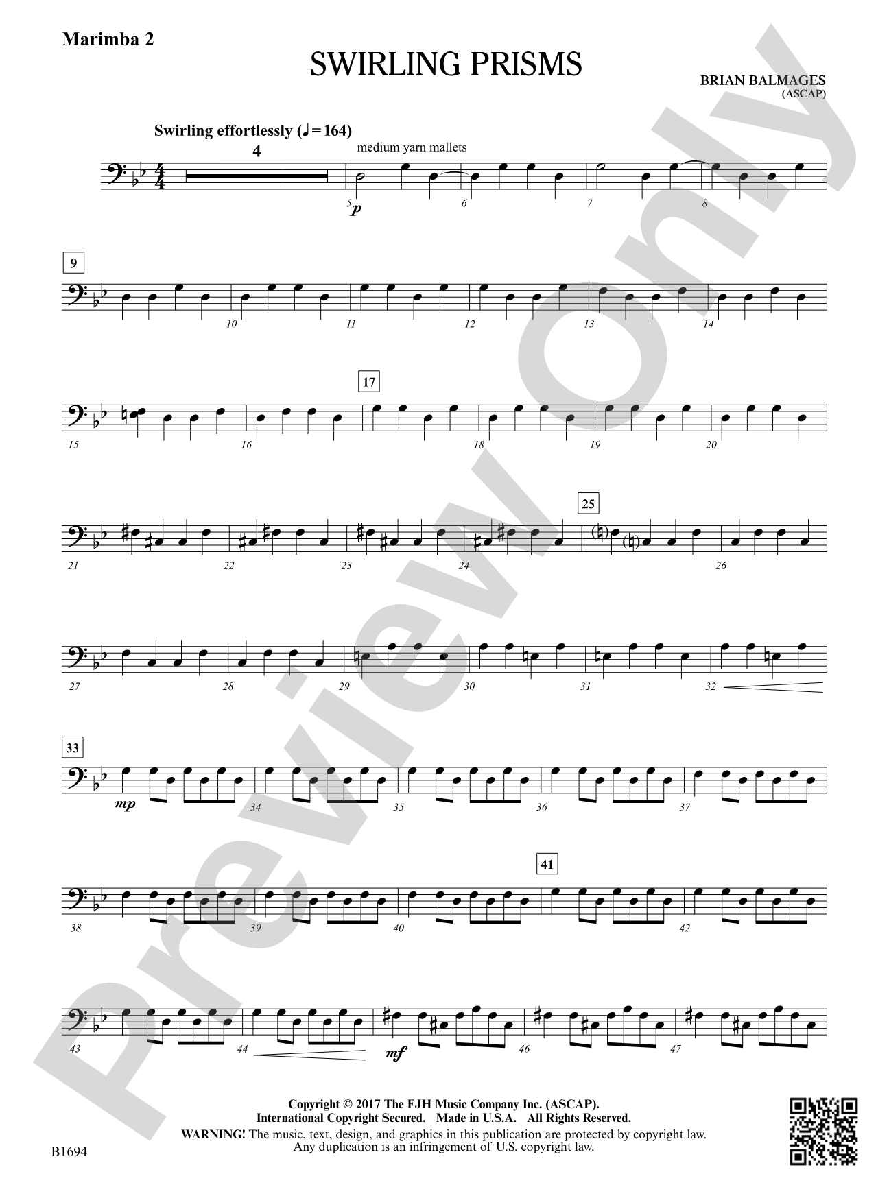 Swirling Prisms: Marimba 2