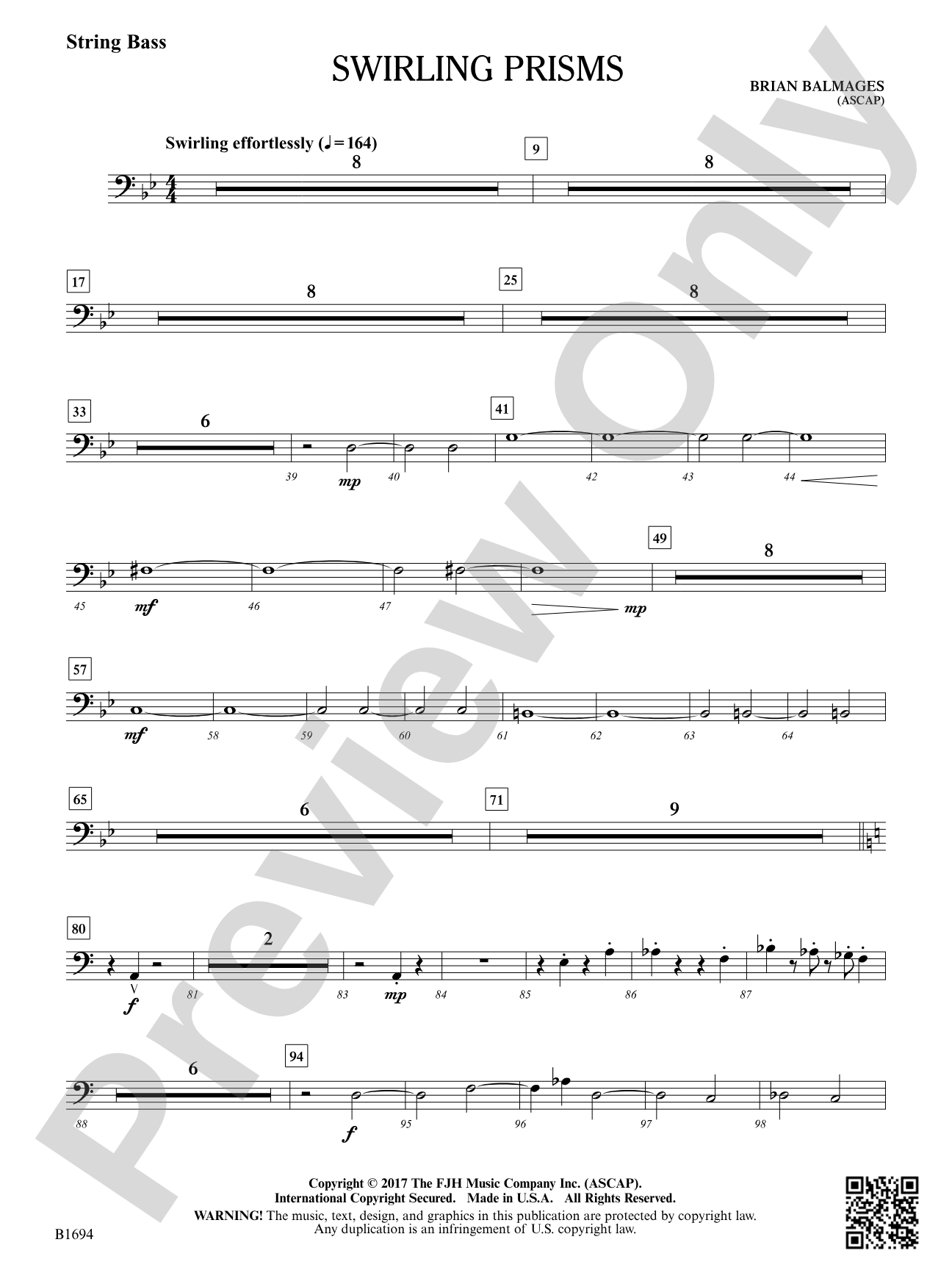 Swirling Prisms: String Bass
