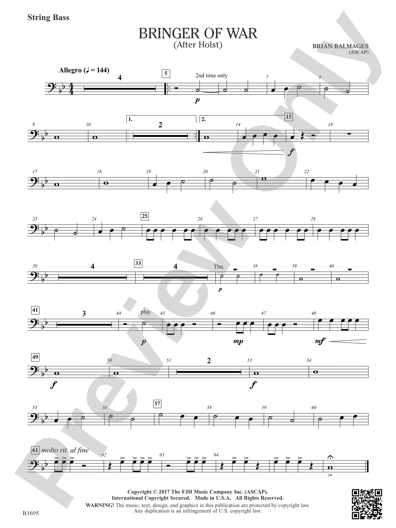Bringer of War: String Bass