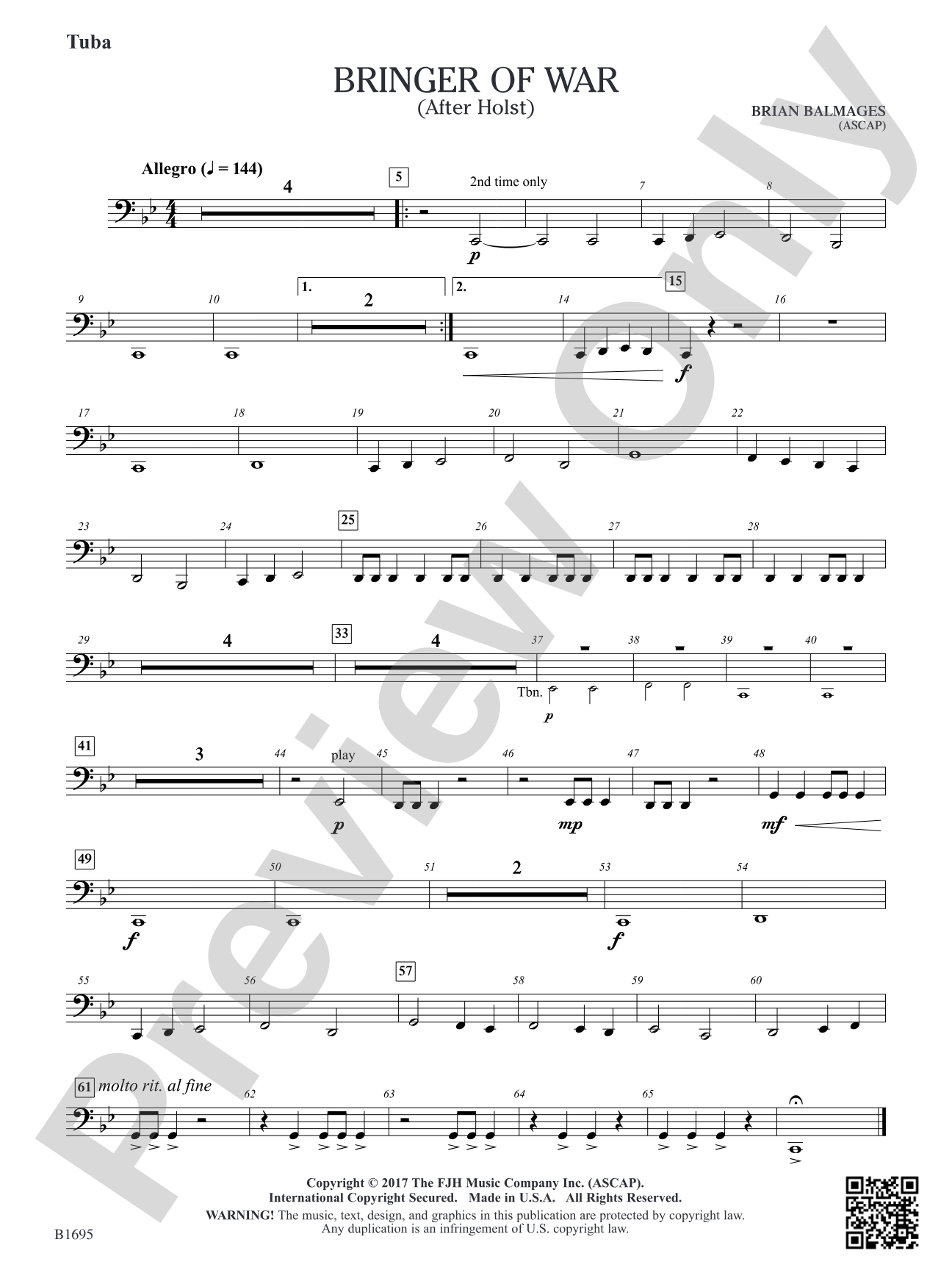 Bringer of War: Tuba