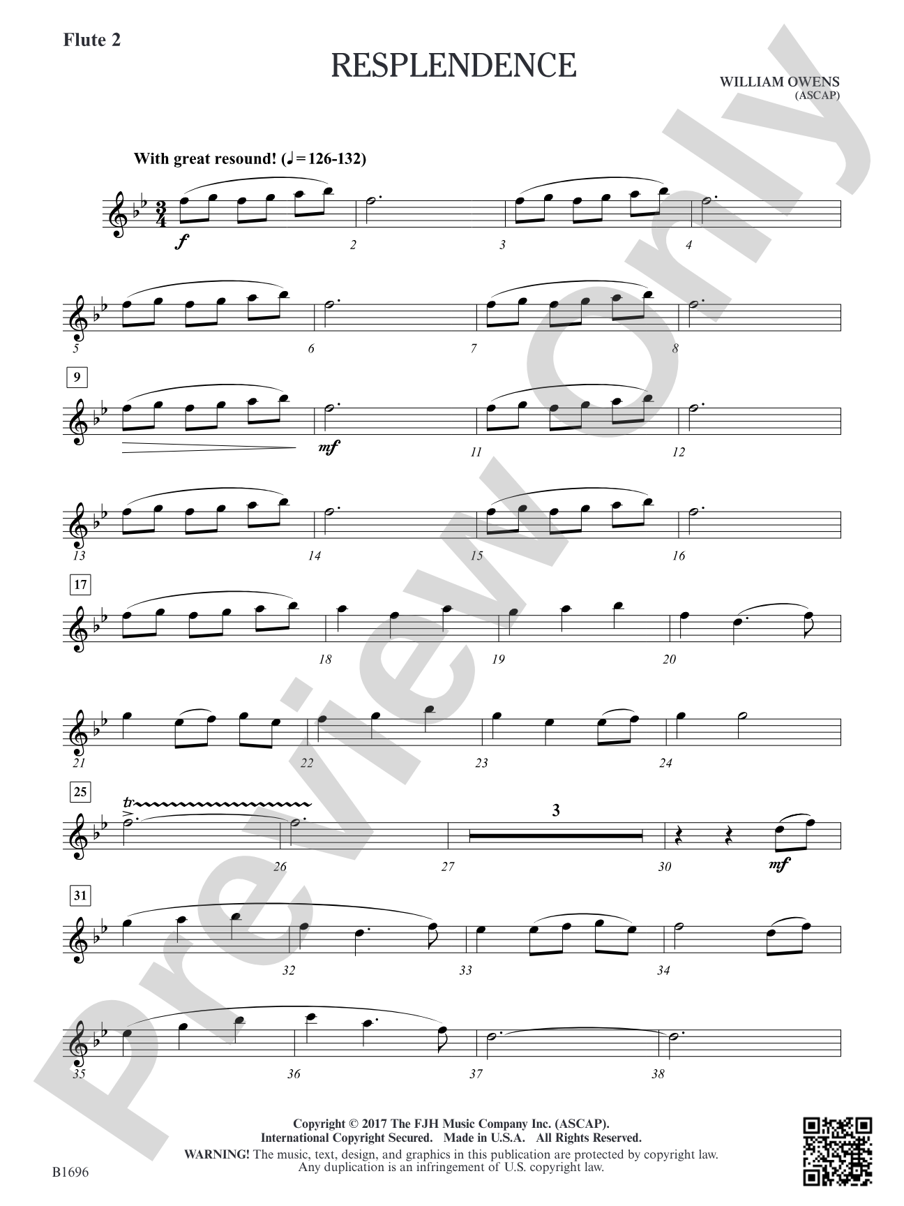 Resplendence: Flute 2