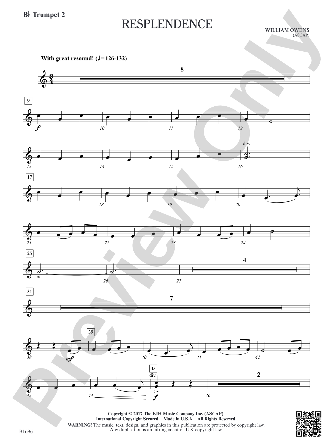 Resplendence: B-flat Trumpet 2