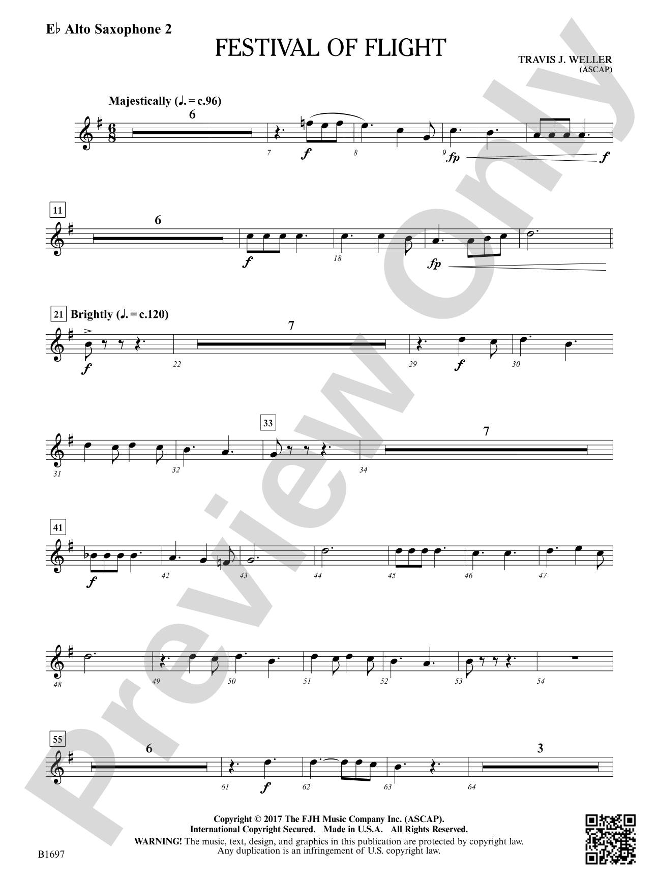 Festival of Flight: E-flat Alto Saxophone 2