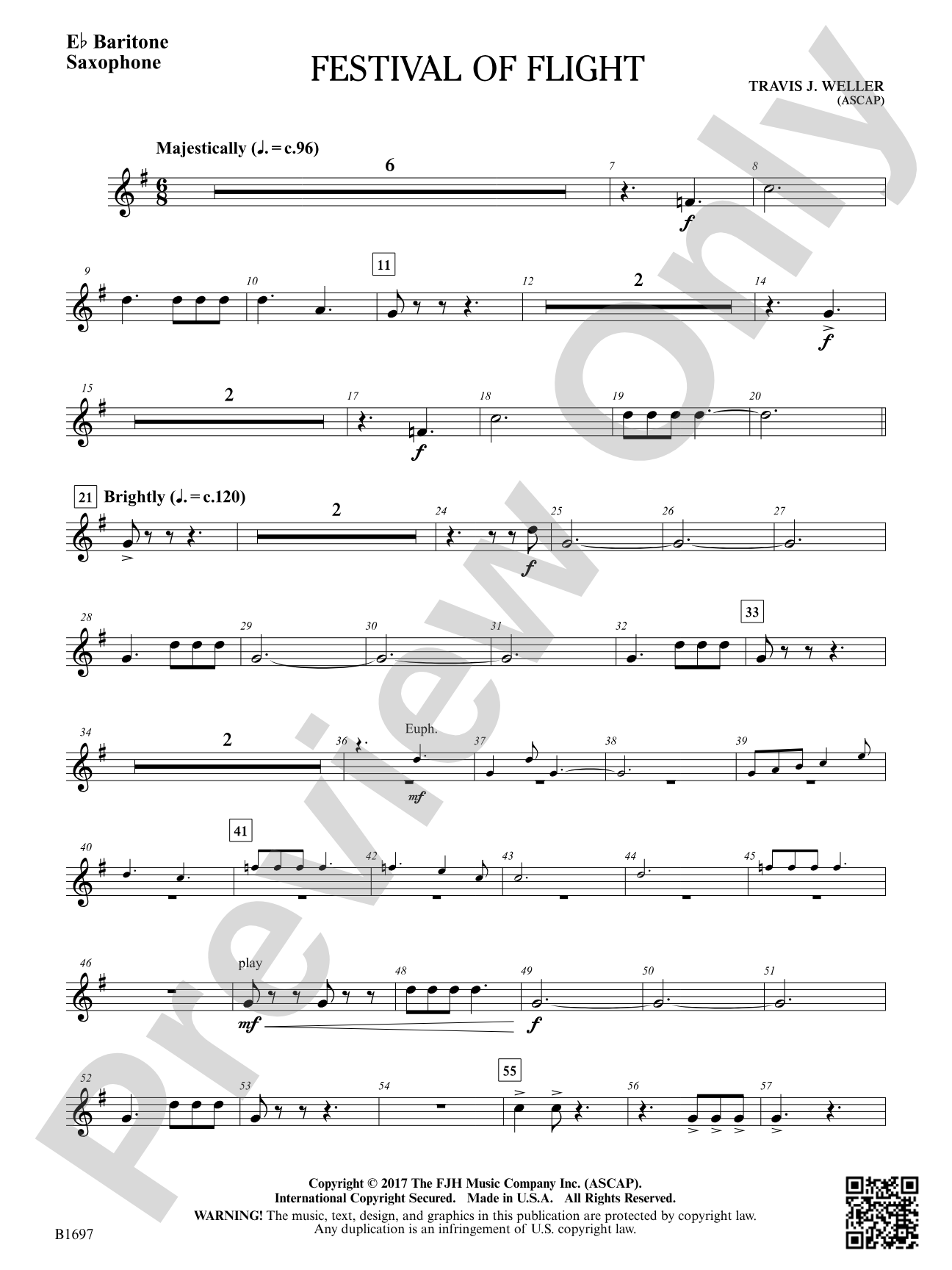 Festival of Flight: E-flat Baritone Saxophone
