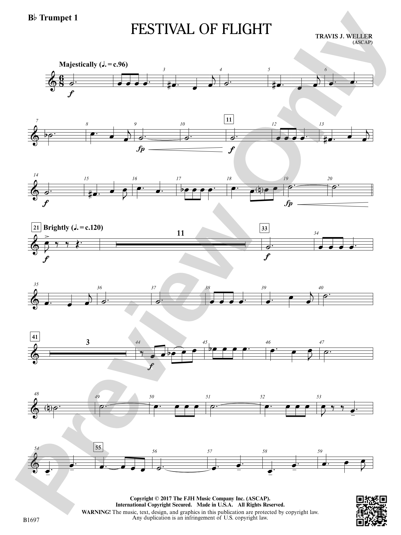 Festival of Flight: B-flat Trumpet 1