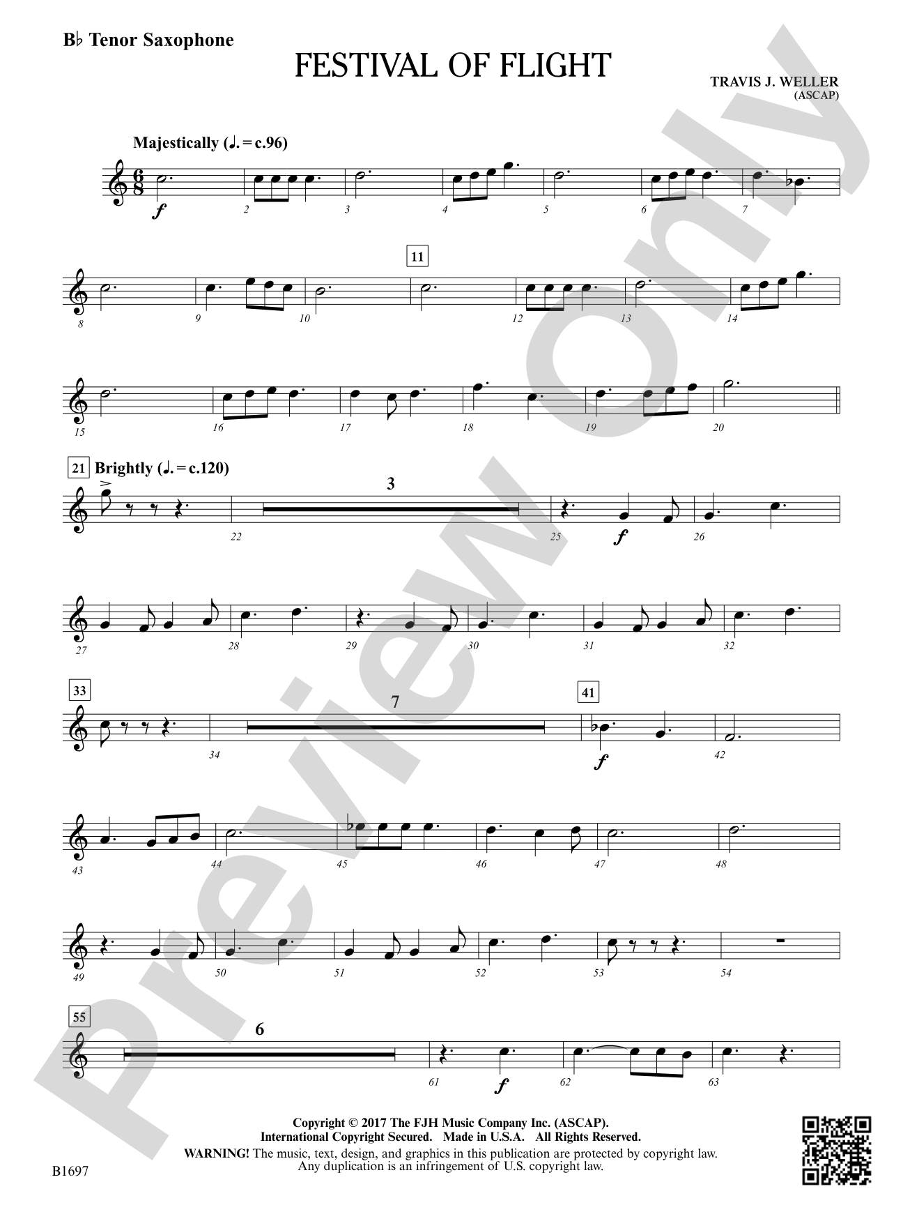Festival of Flight: B-flat Tenor Saxophone