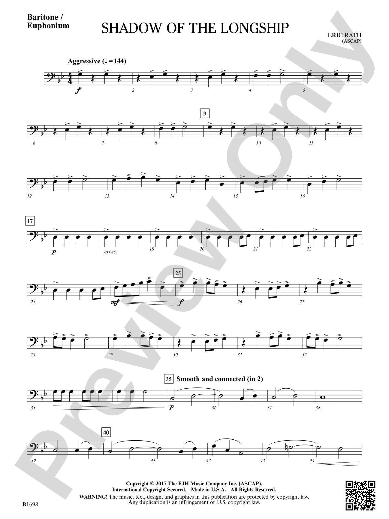 Shadow of the Longship: Baritone / Euphonium