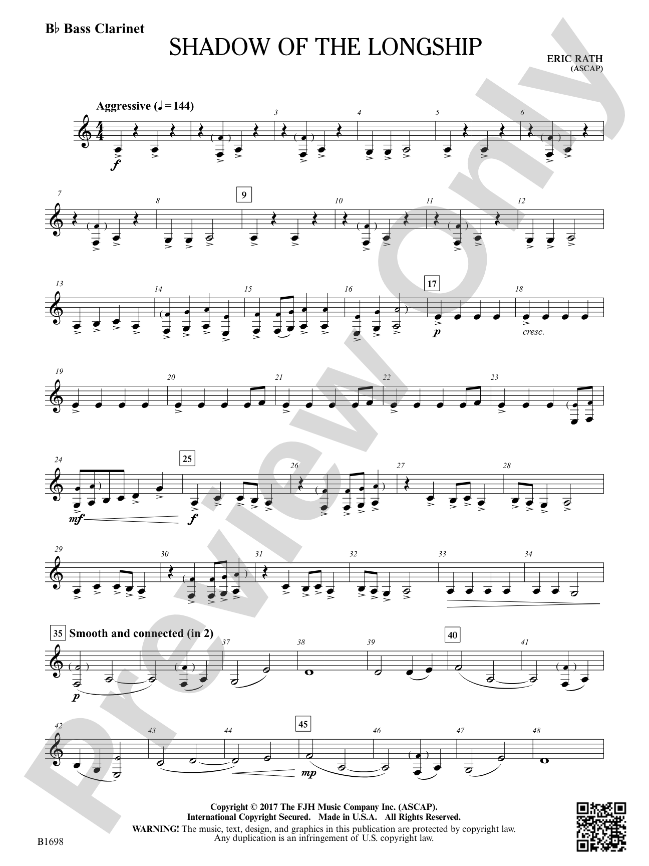 Shadow of the Longship: B-flat Bass Clarinet