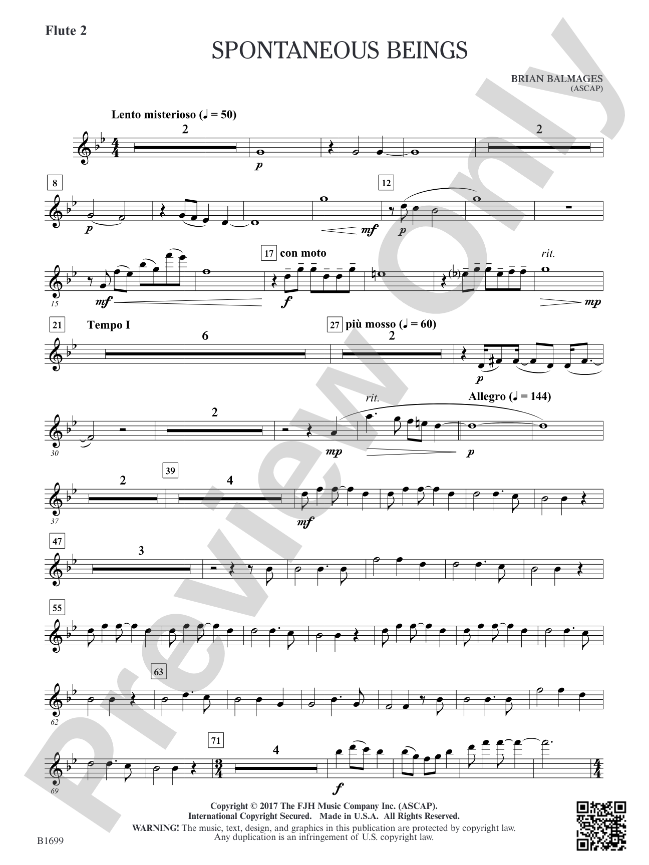 Spontaneous Beings: Flute 2