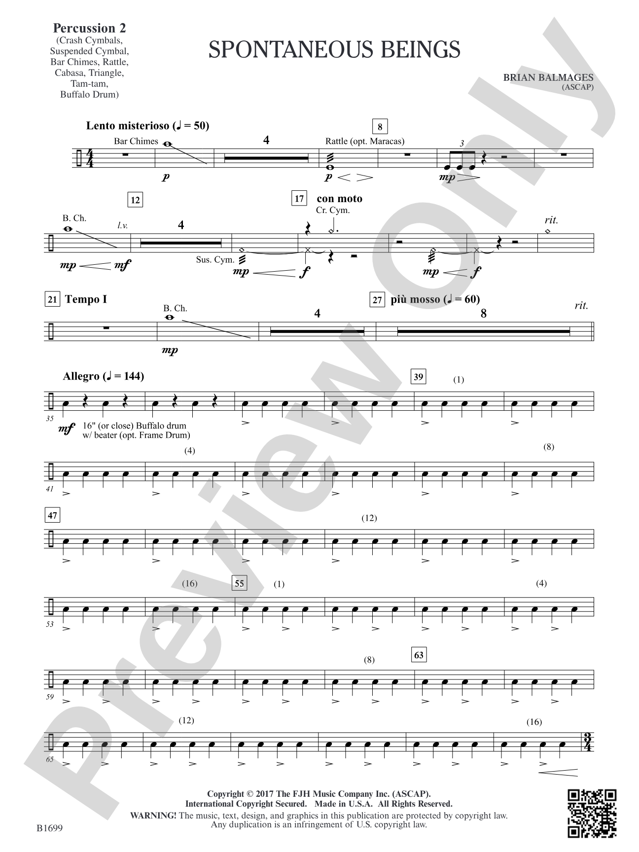 Spontaneous Beings: Percussion 2