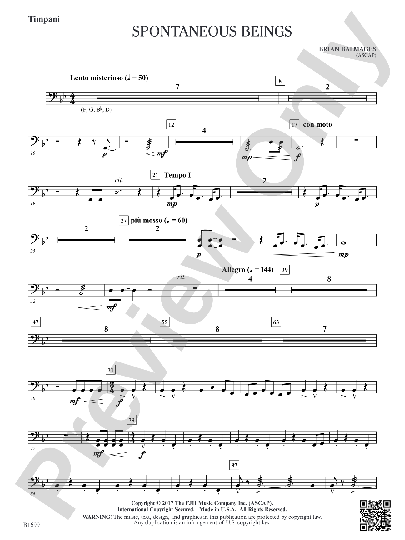 Spontaneous Beings: Timpani