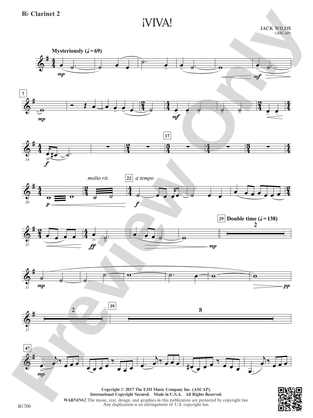 Viva!: B-flat Clarinet 2