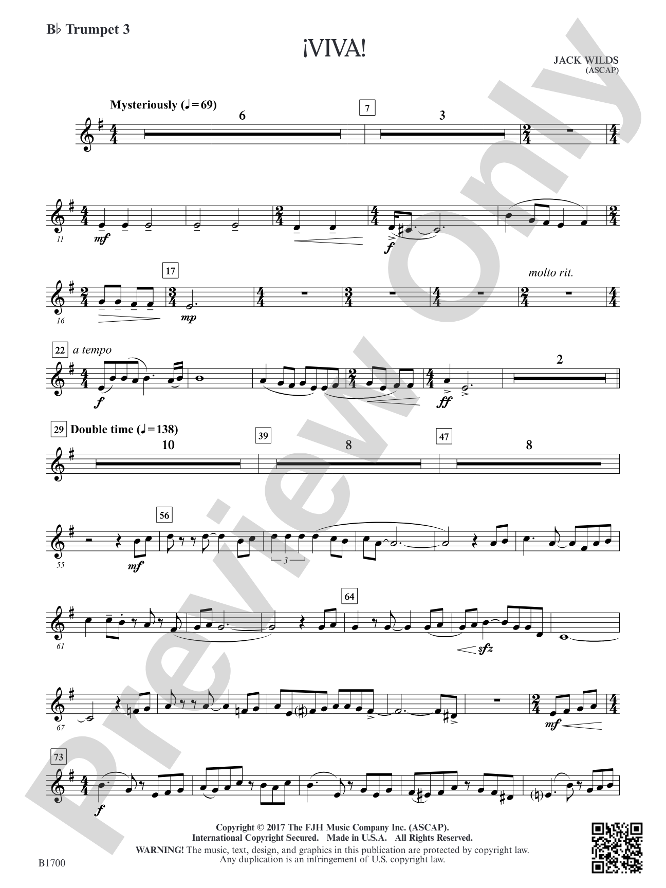 Viva!: B-flat Trumpet 3