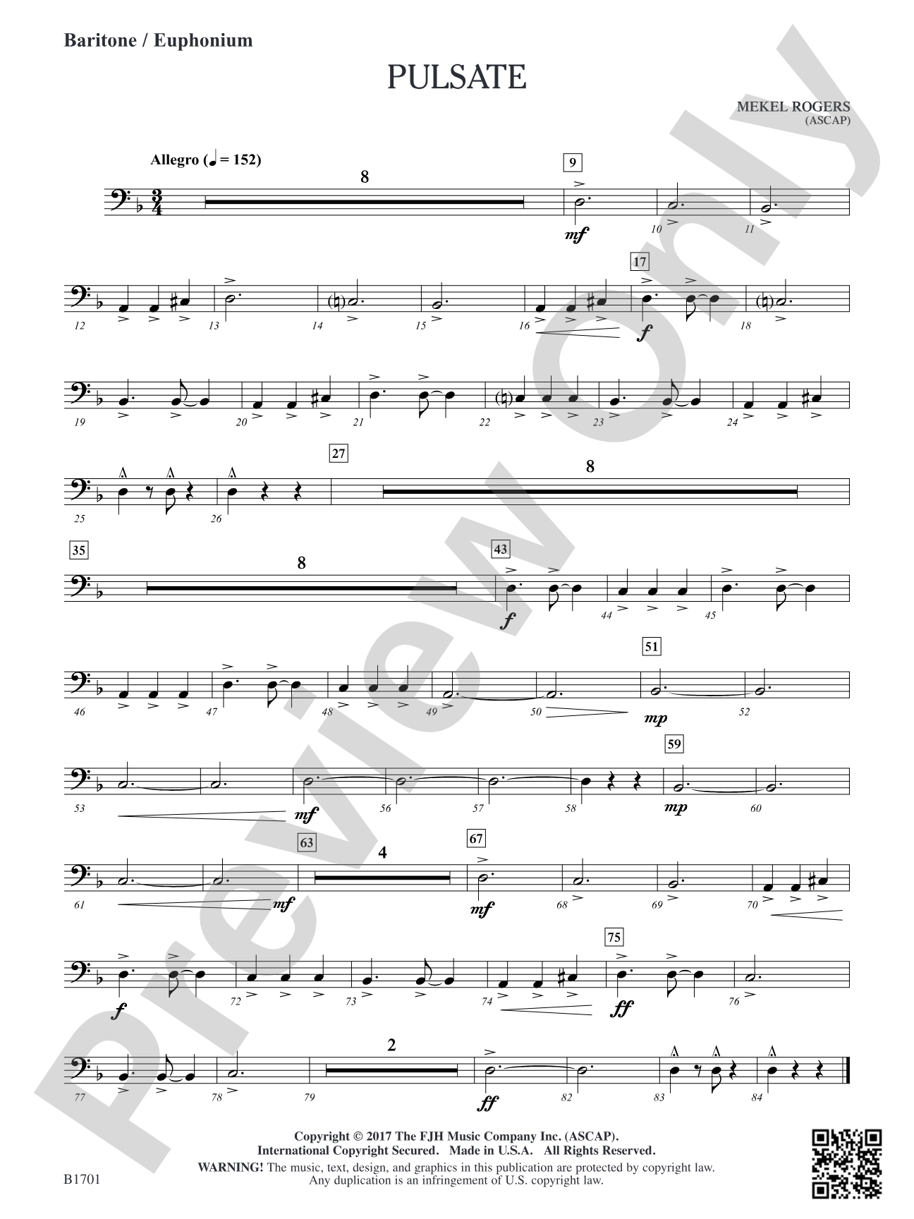 Pulsate: Baritone / Euphonium