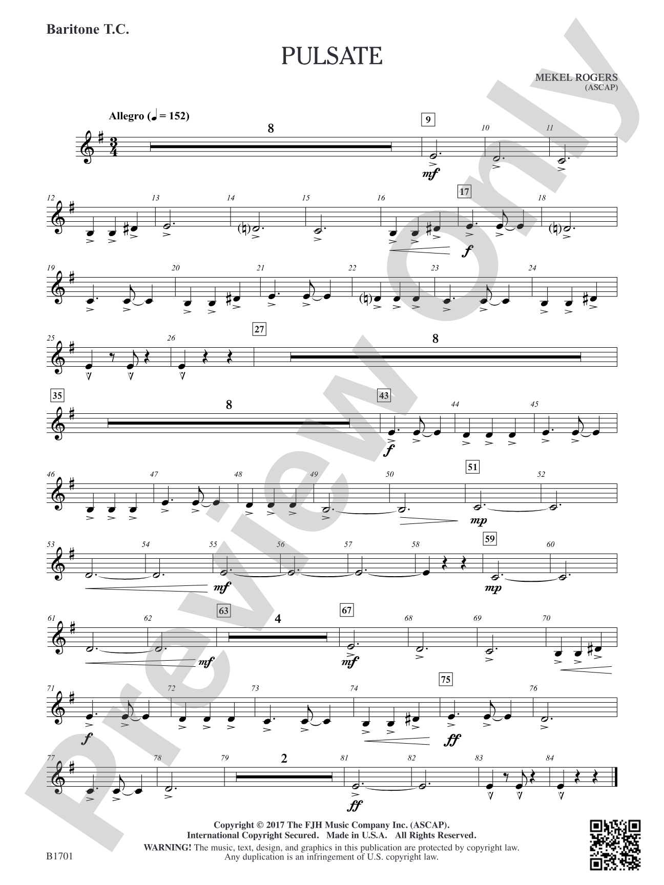 Pulsate: Baritone T.C.
