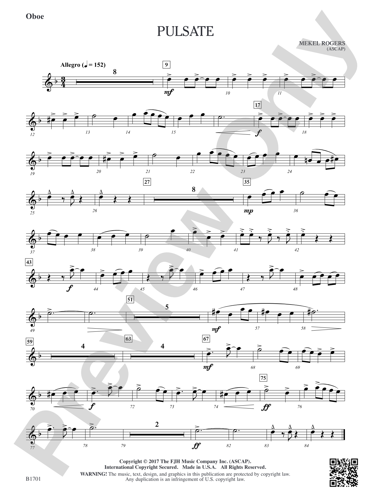 Pulsate: Oboe