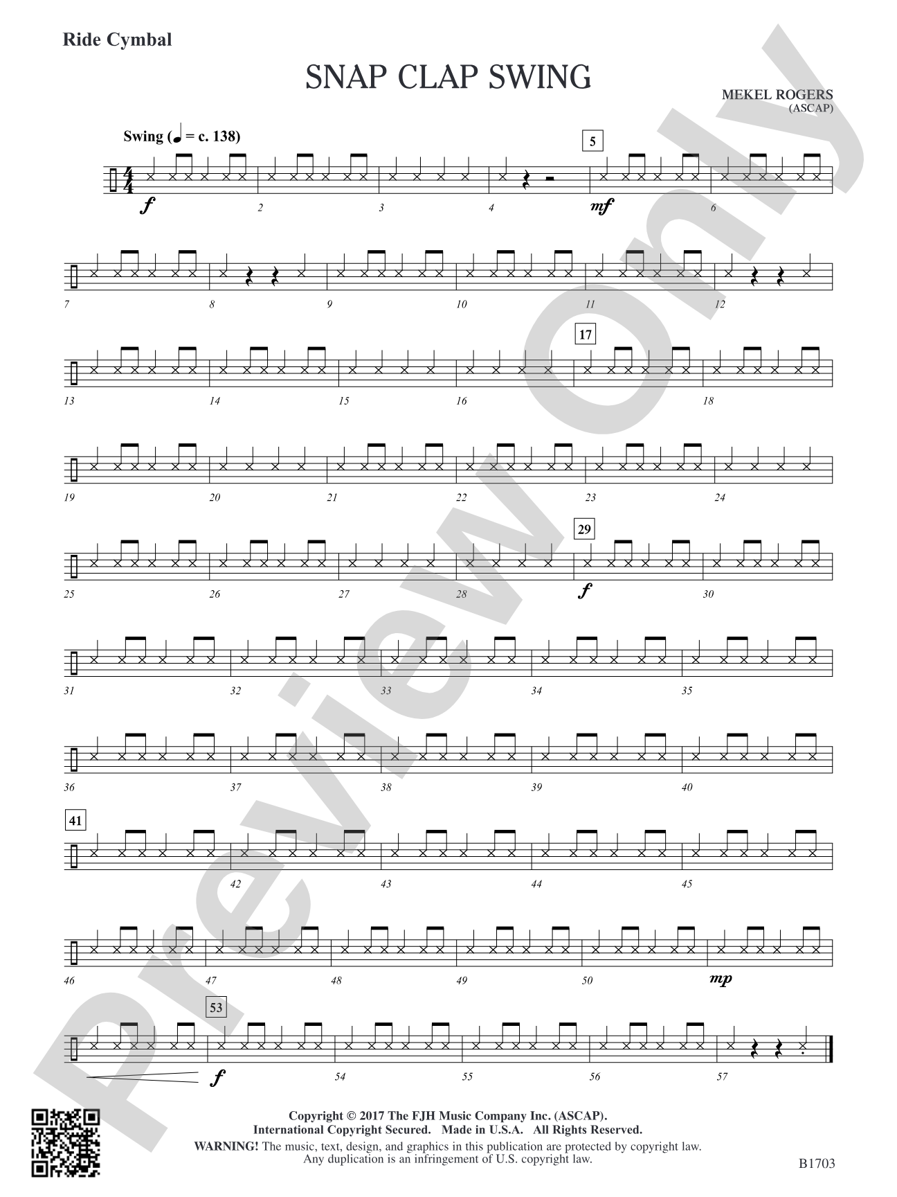 Snap Clap Swing: Ride Cymbal