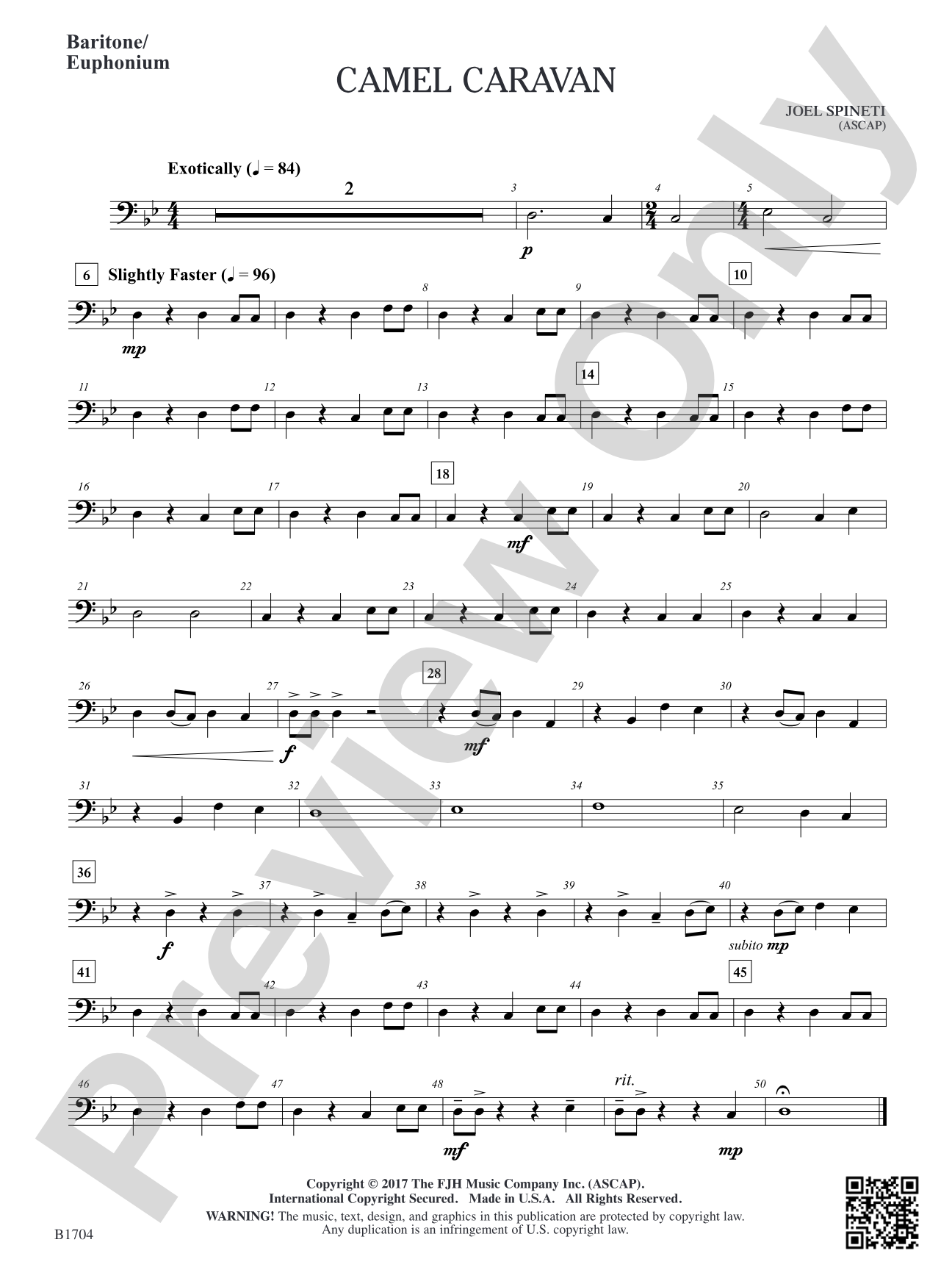 Camel Caravan: Baritone / Euphonium