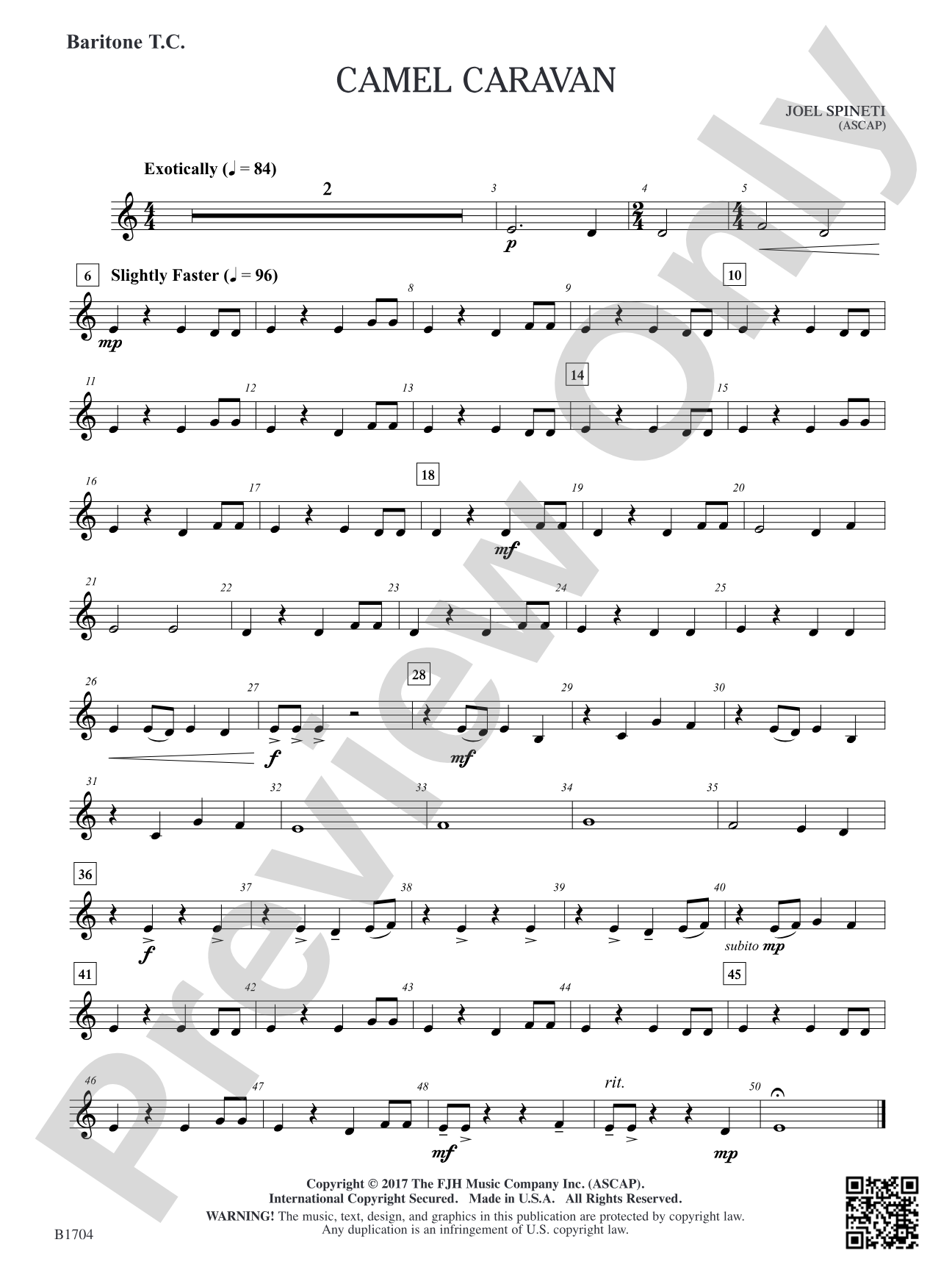 Camel Caravan: Baritone T.C.