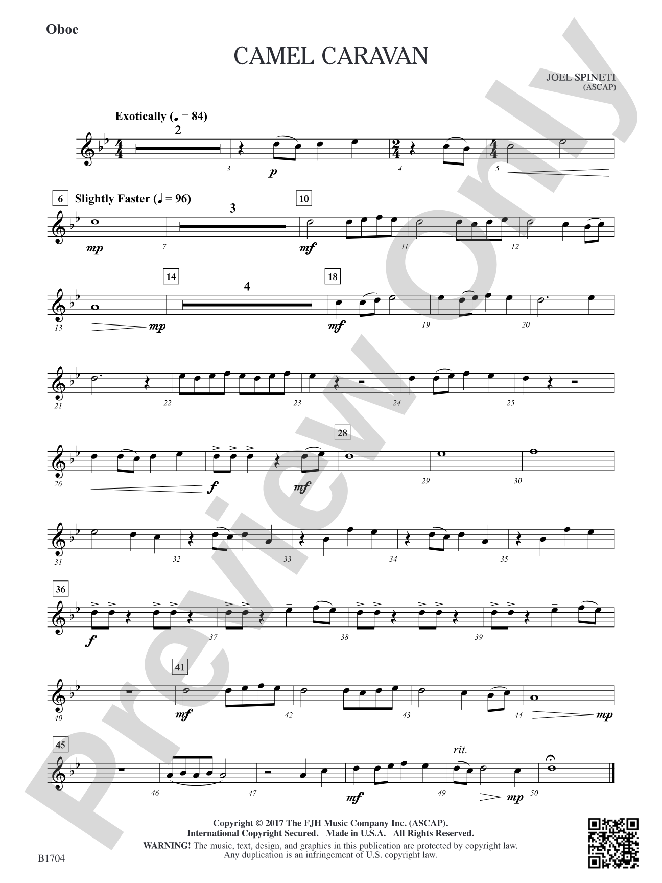 Camel Caravan: Oboe