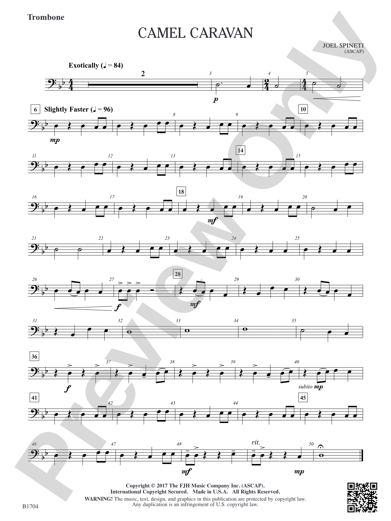 Camel Caravan: Trombone