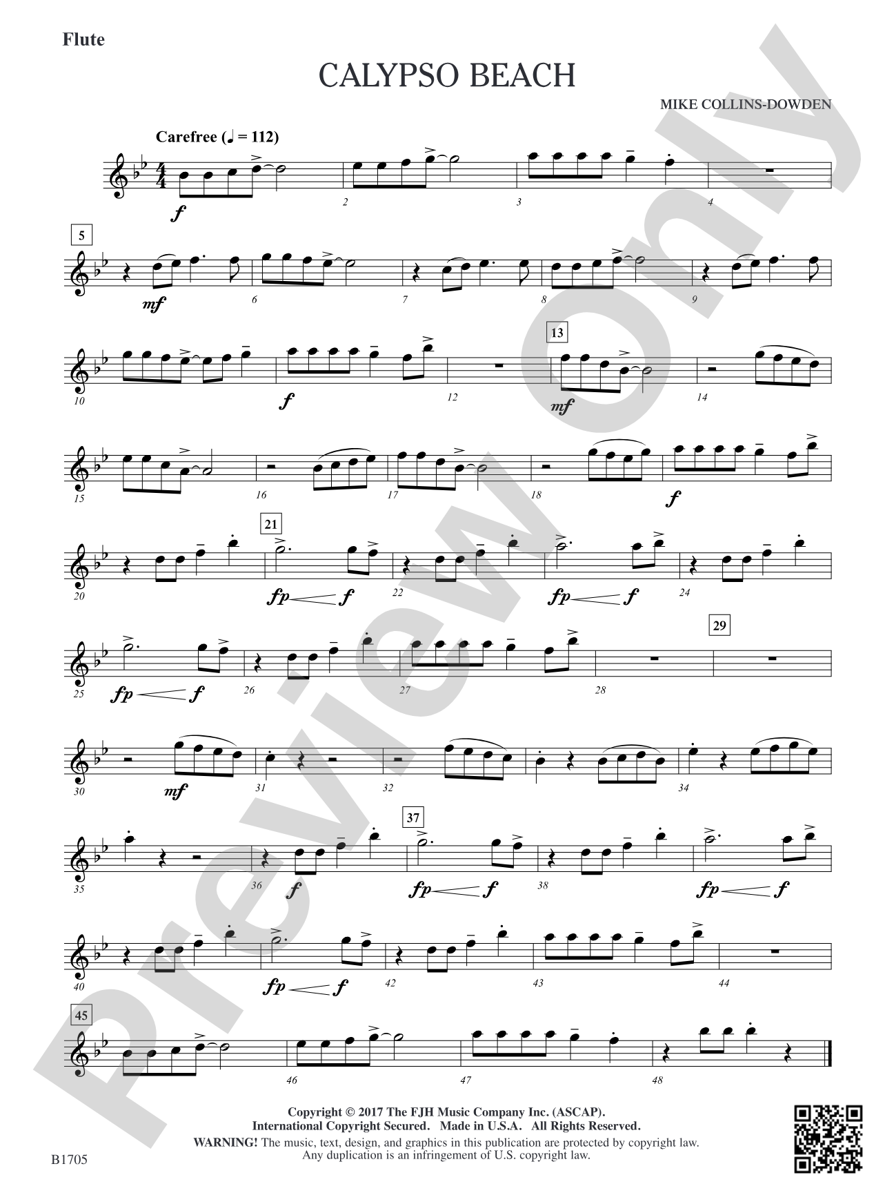 Calypso Beach: Flute