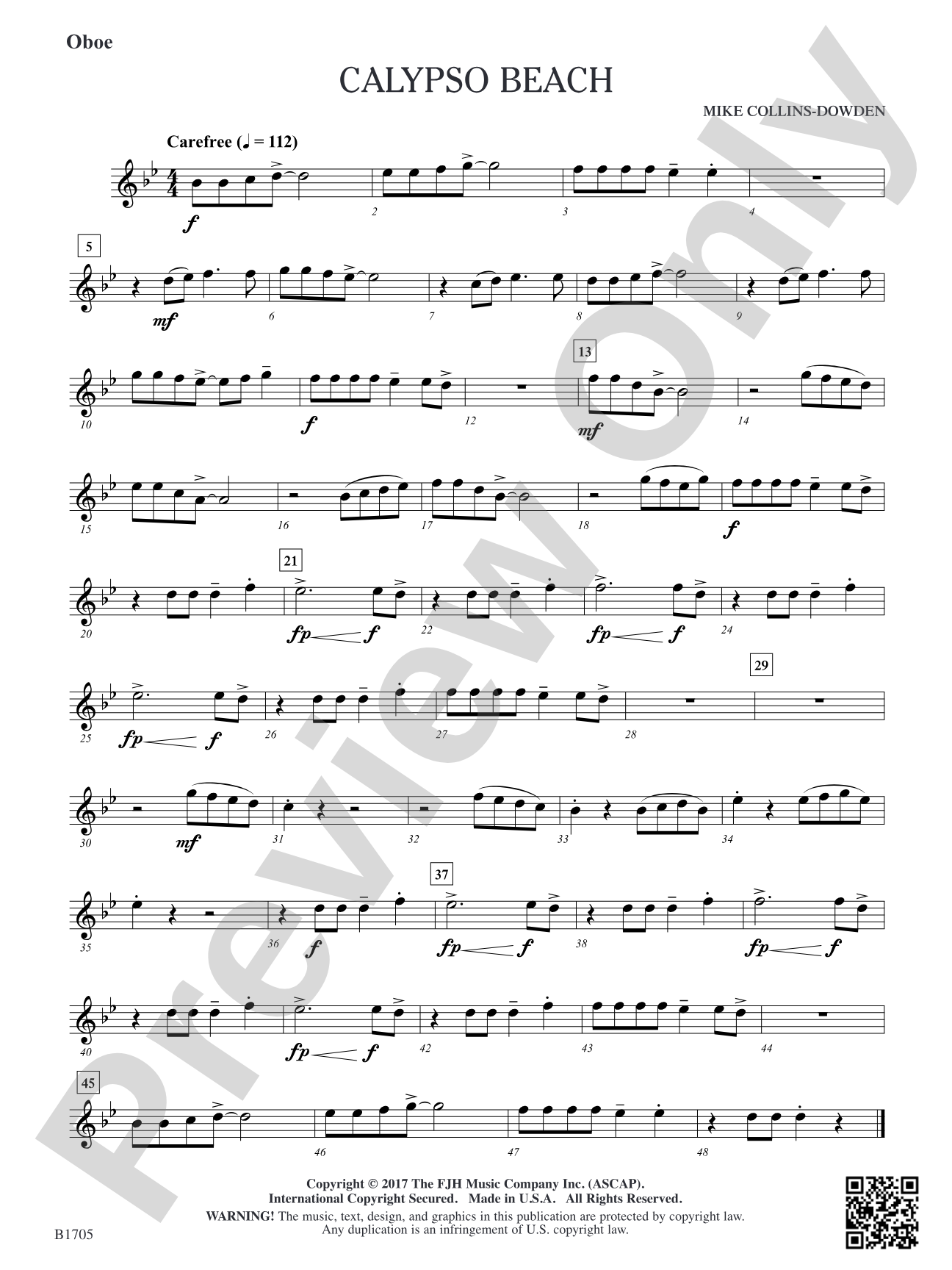 Calypso Beach: Oboe