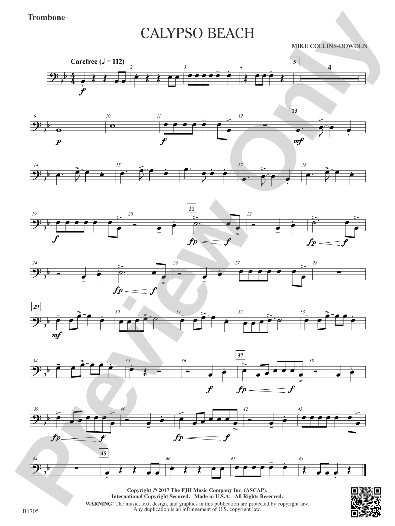 Calypso Beach: Trombone