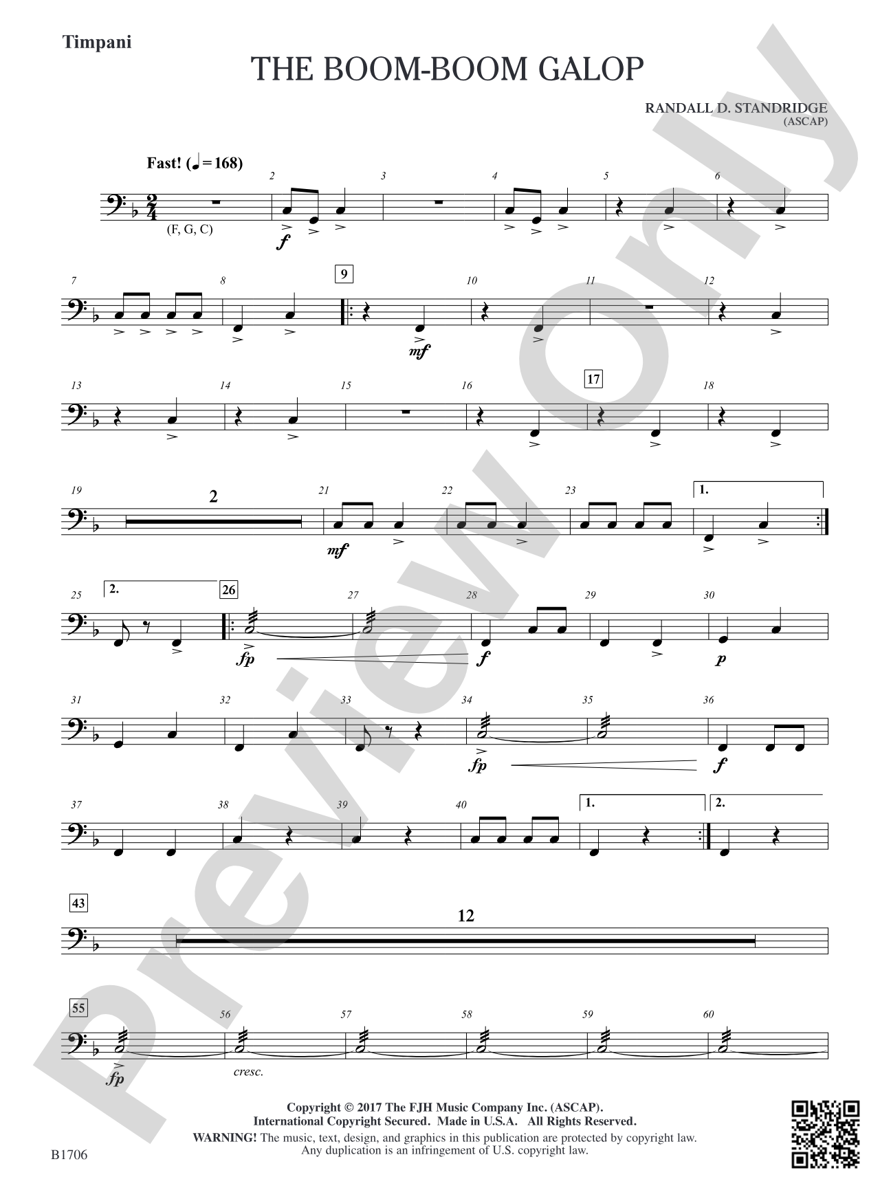 The Boom-Boom Galop: Timpani