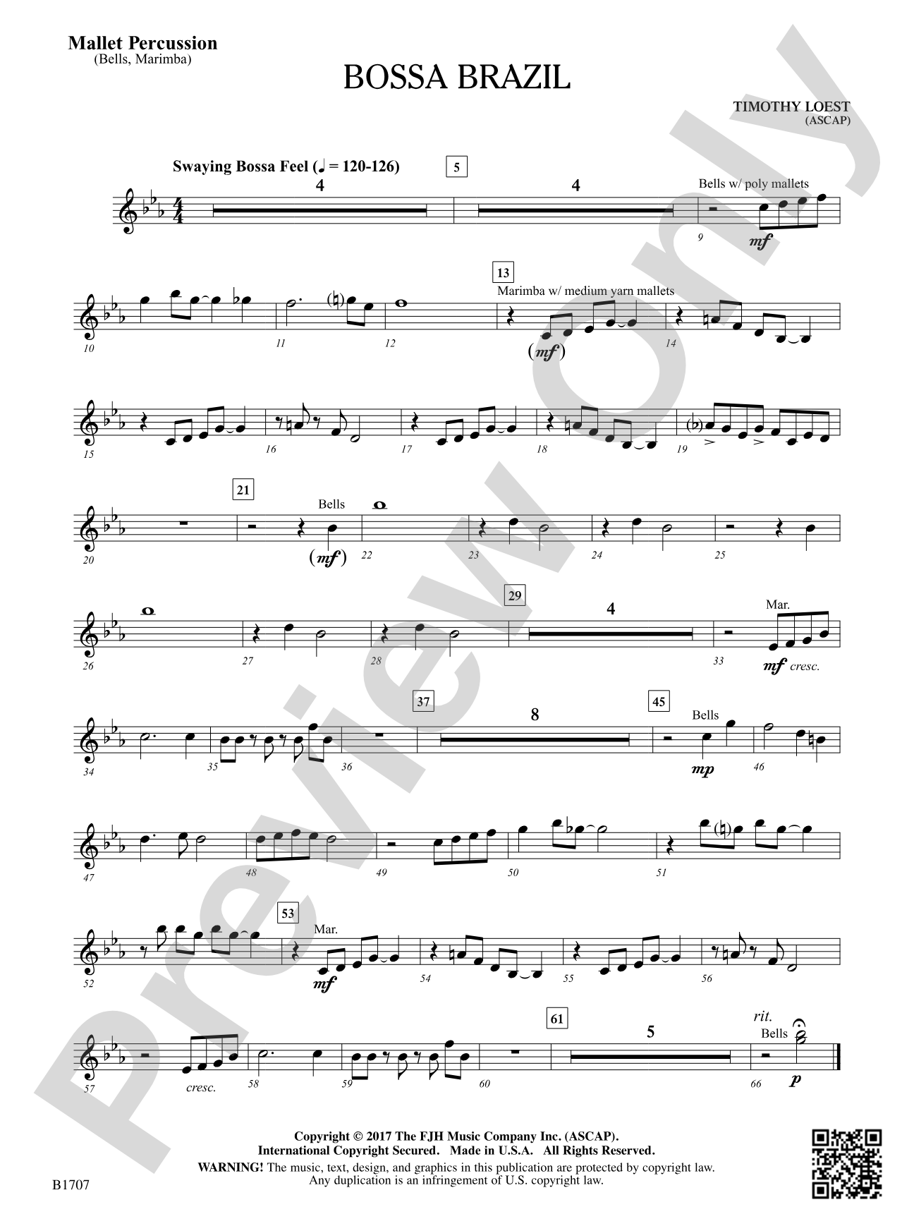 Bossa Brazil: Mallet Percussion