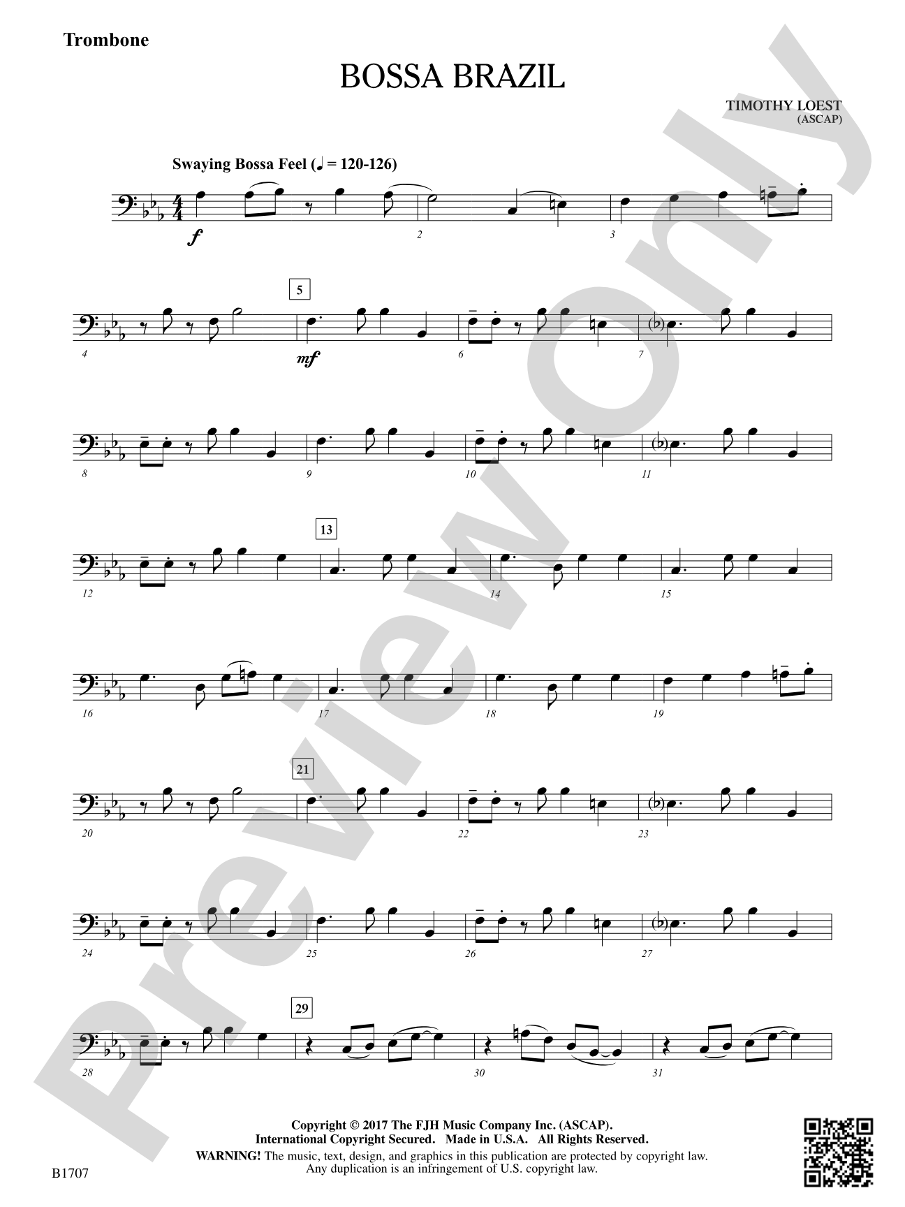 Bossa Brazil: Trombone