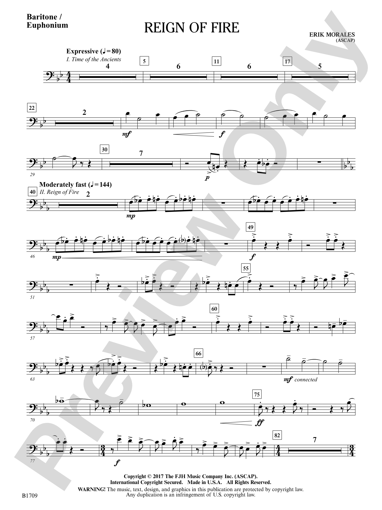 Reign of Fire: Baritone / Euphonium