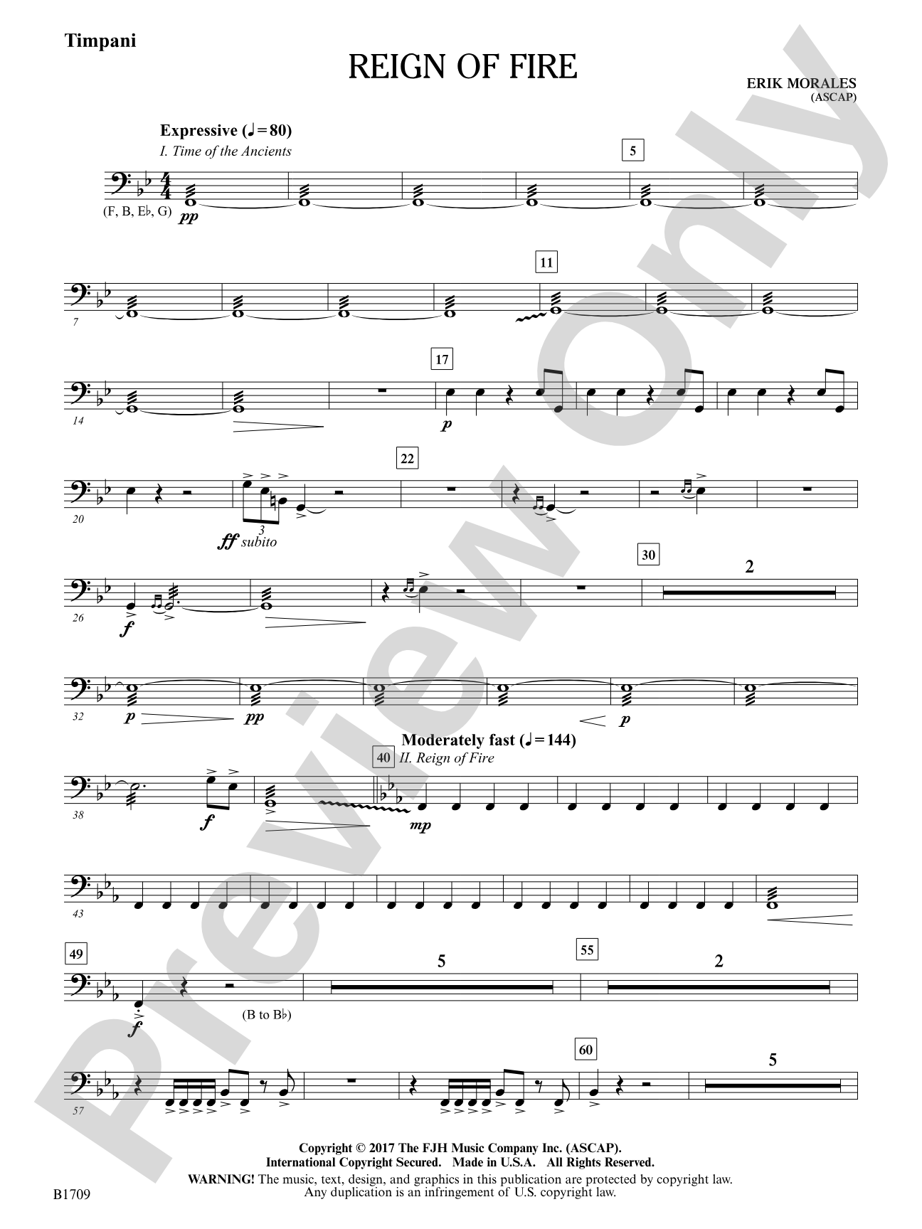 Reign of Fire: Timpani