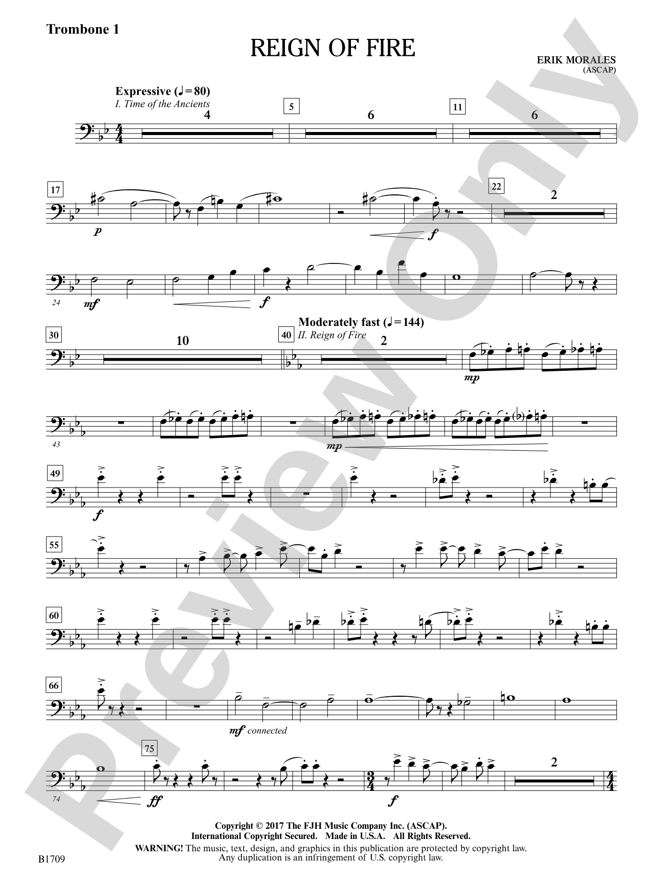 Reign of Fire: Trombone 1