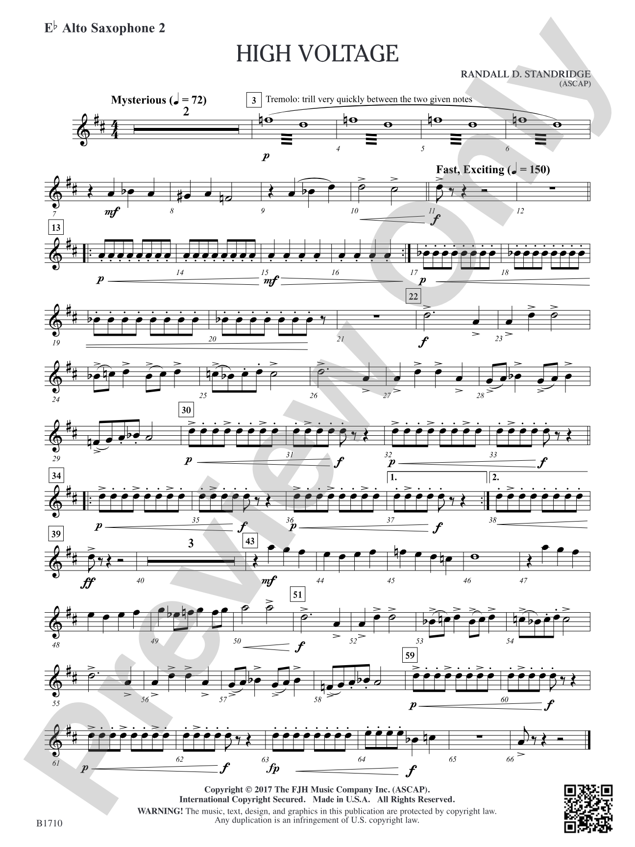 High Voltage: E-flat Alto Saxophone 2