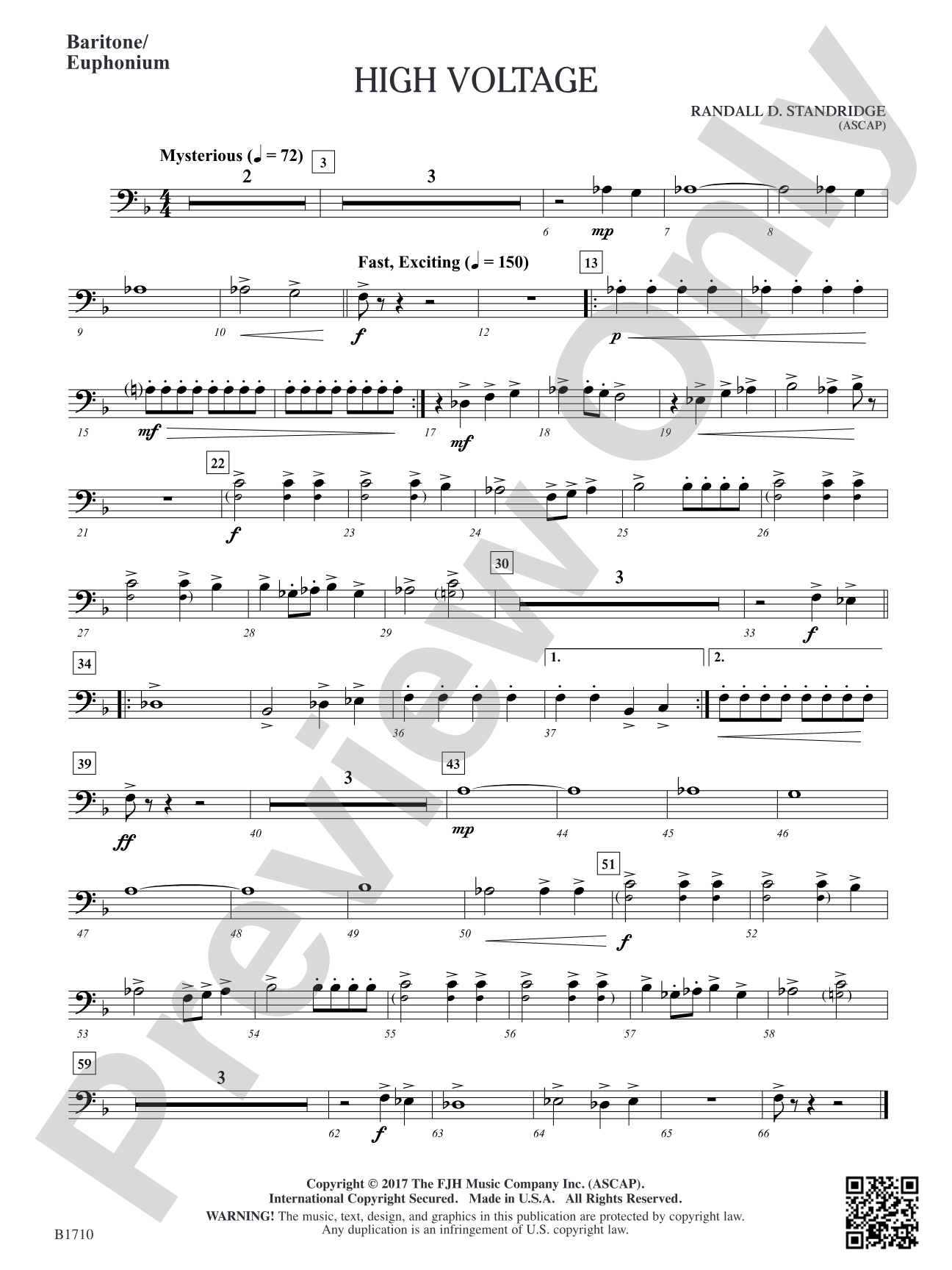 High Voltage: Baritone / Euphonium