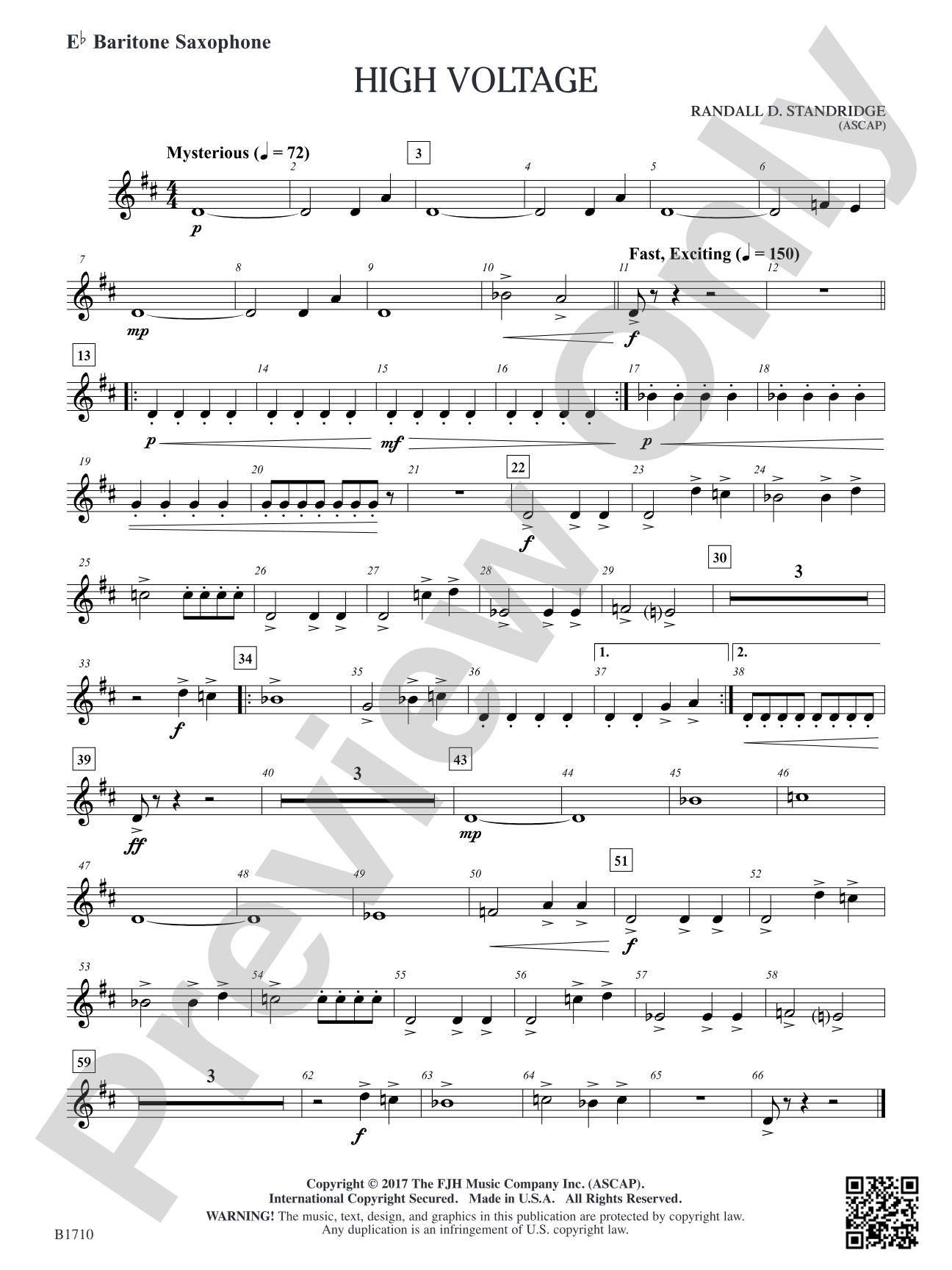 High Voltage: E-flat Baritone Saxophone