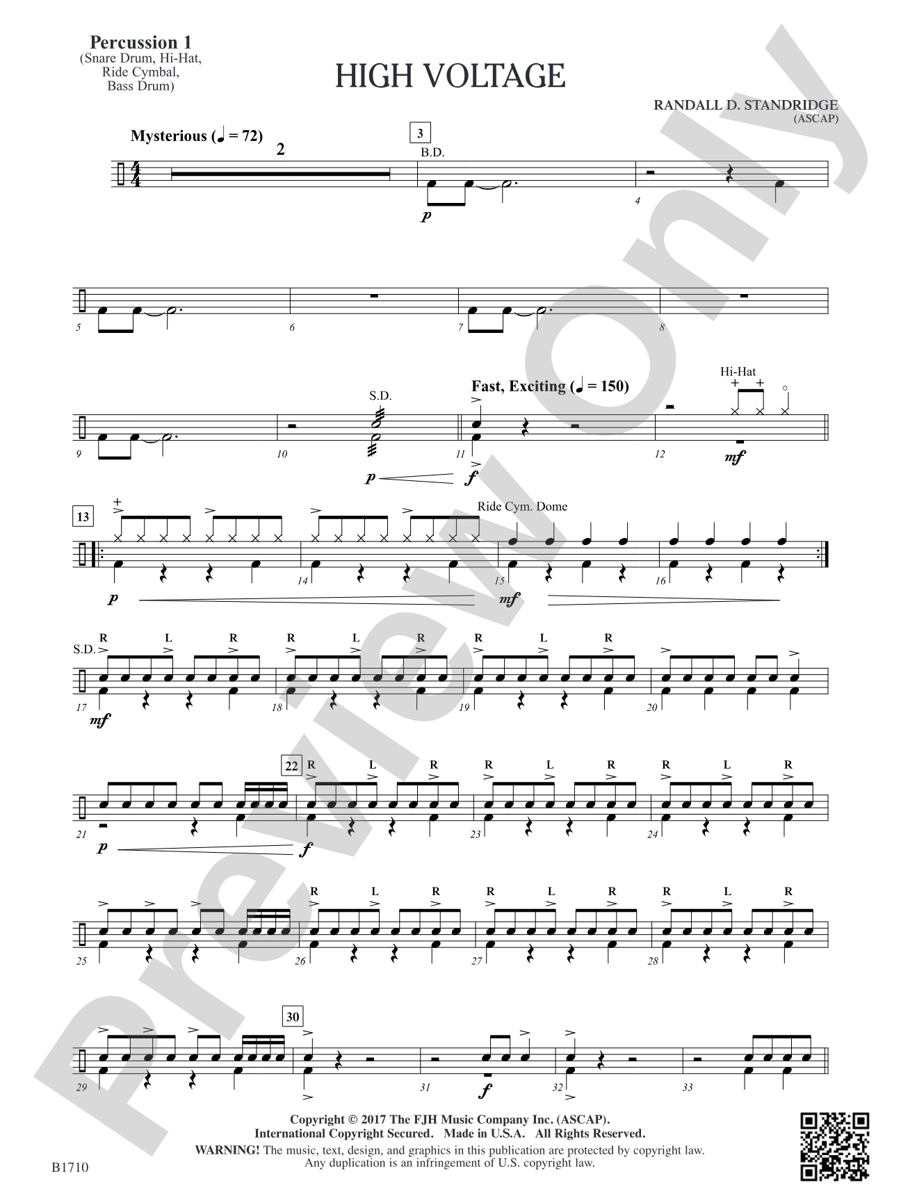High Voltage: Percussion 1