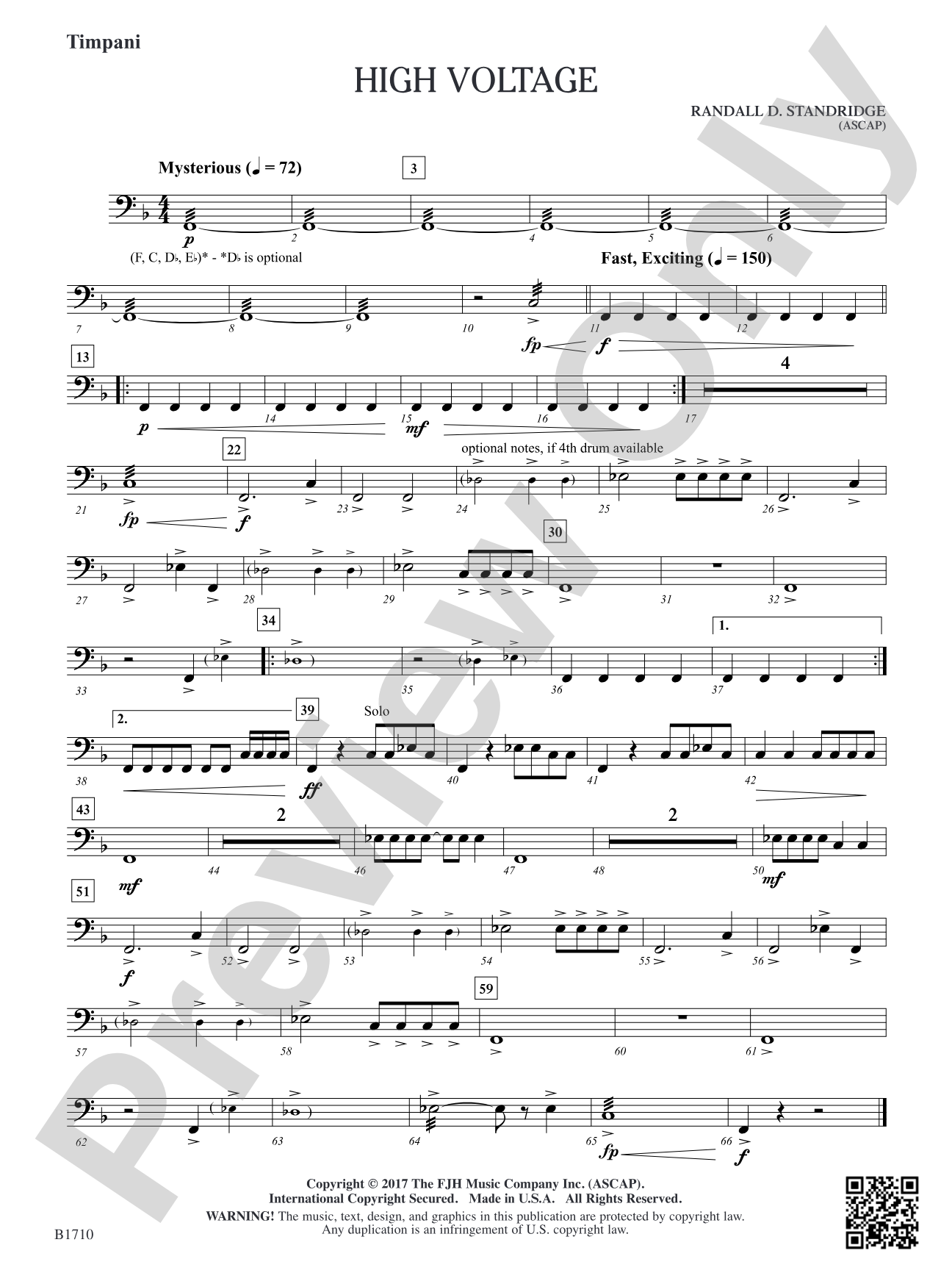 High Voltage: Timpani