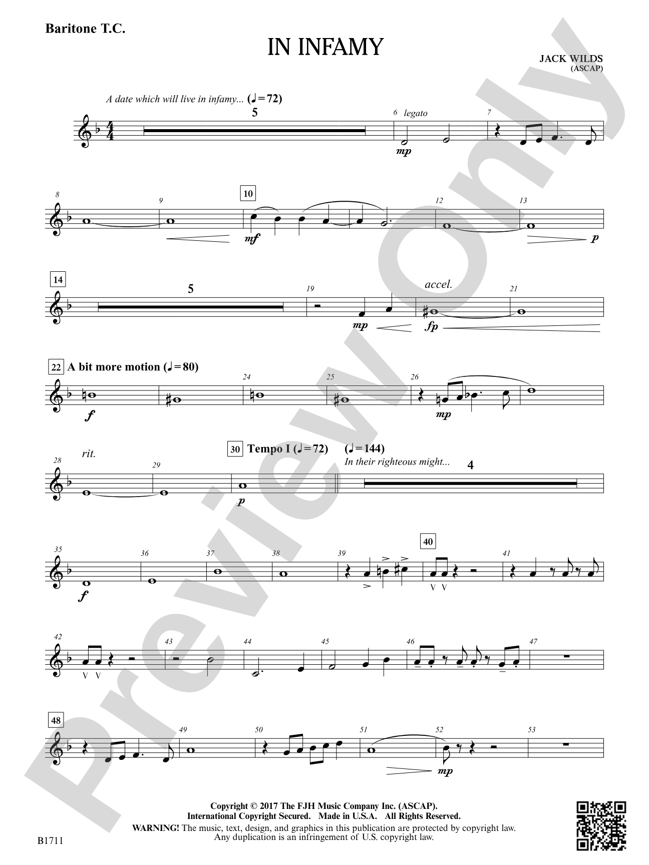 In Infamy: Baritone T.C.