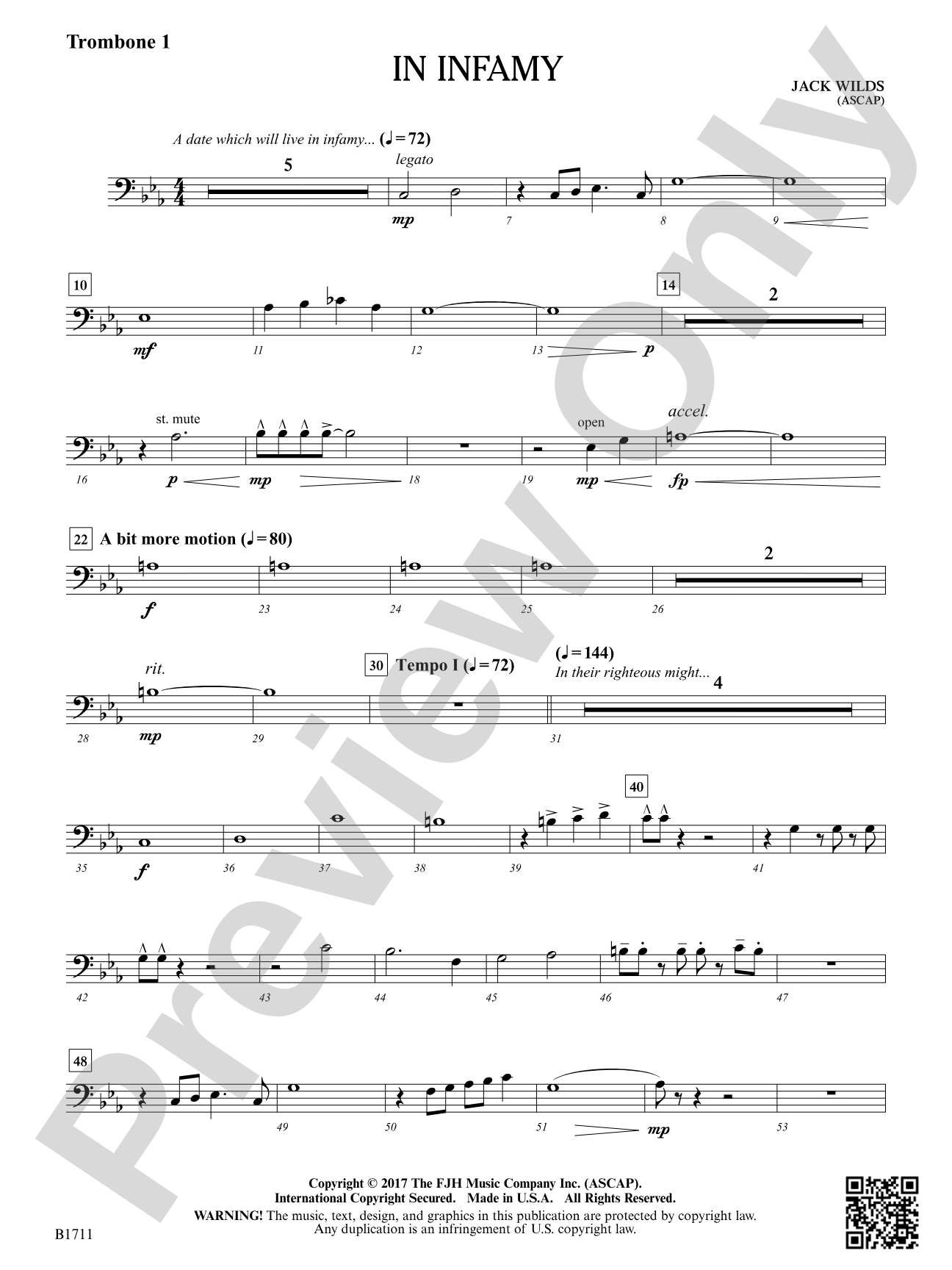 In Infamy: Trombone 1