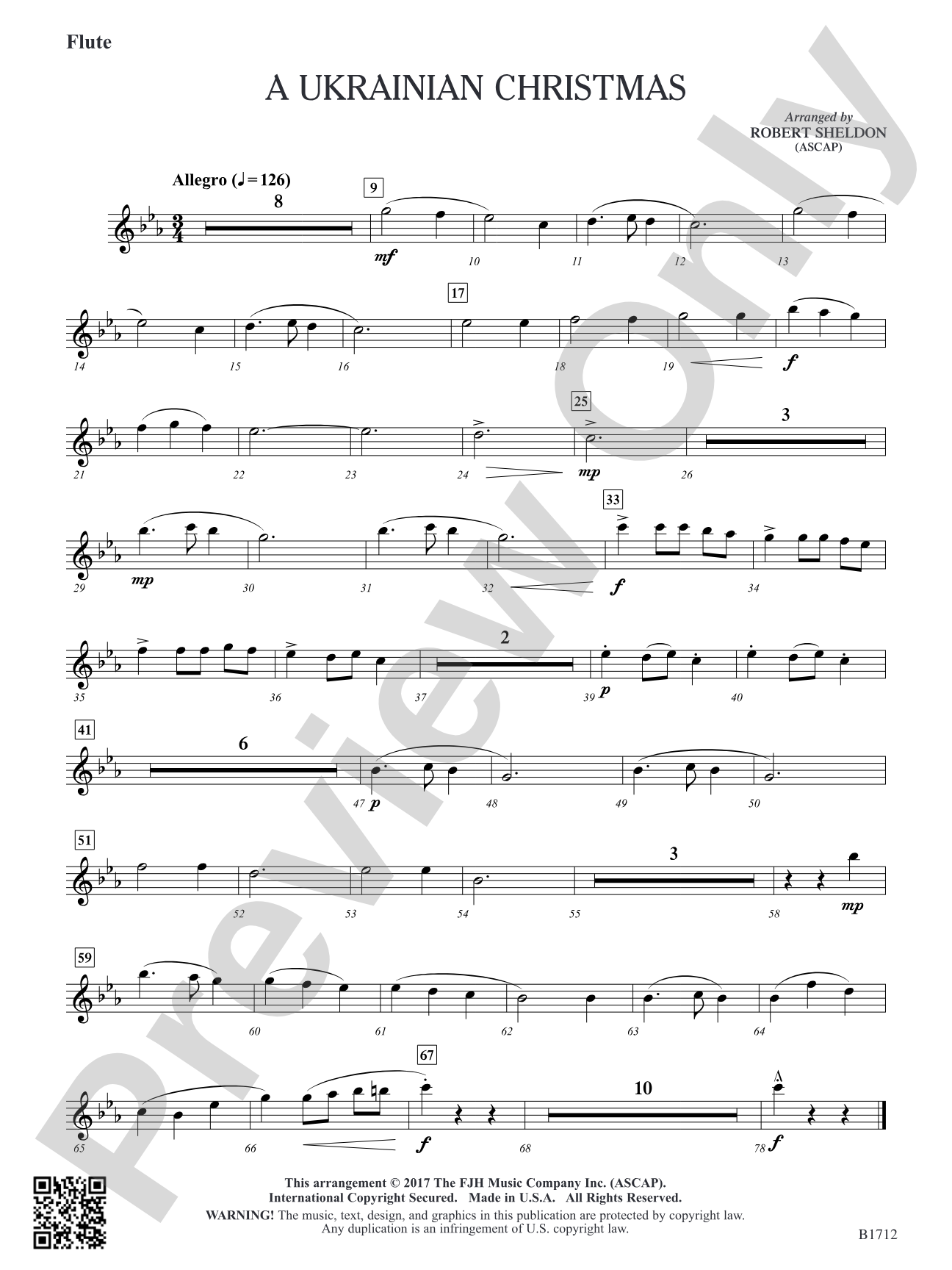 A Ukrainian Christmas: Flute